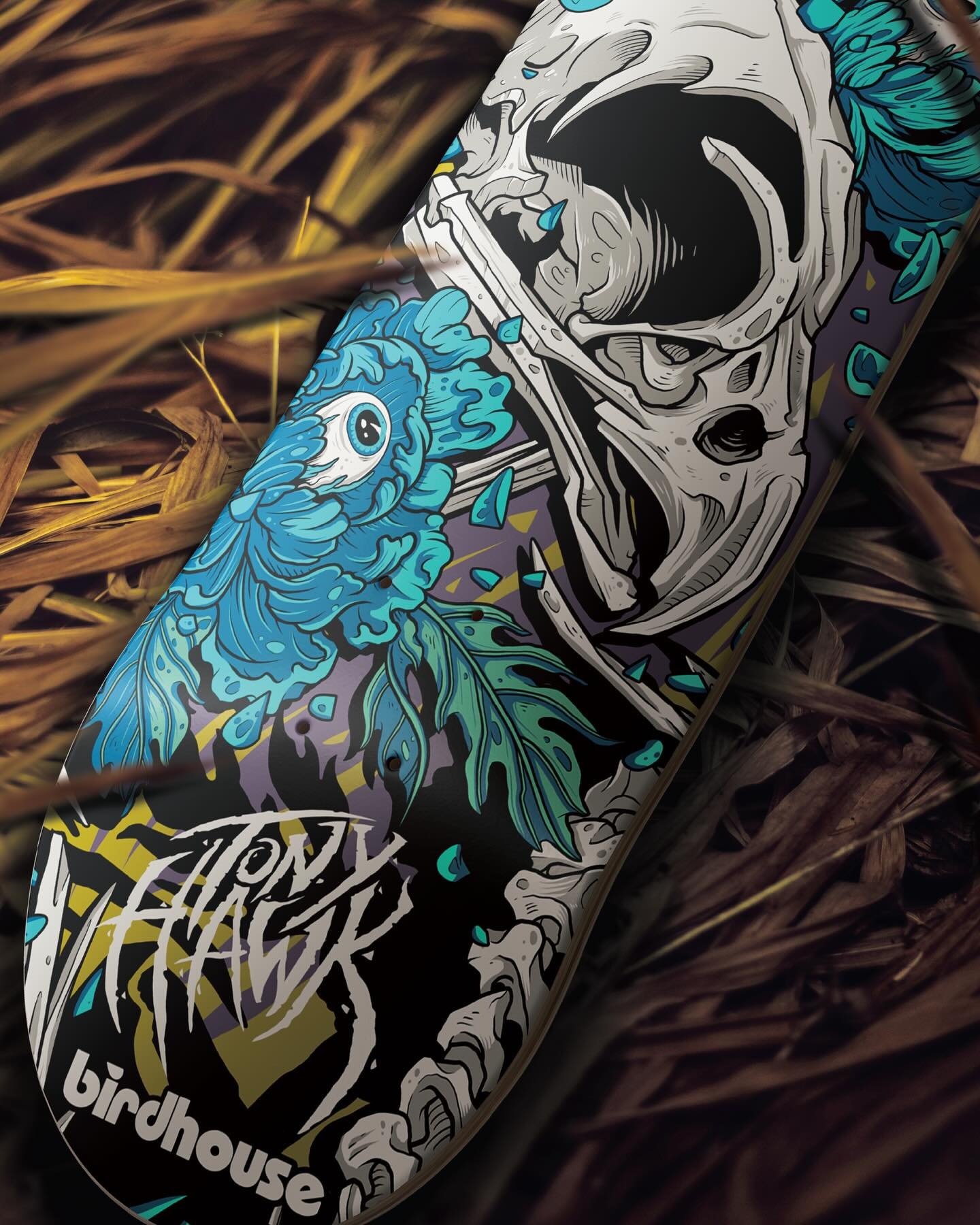 Birdhouse x Tillbrook series 
1/4

Huge bucket list moment to be able to create a deck for one of the most influential skaters of all time @tonyhawk 

So happy to finally see these out in the wild. 

Thank you @birdhouseskateboards for having me, and