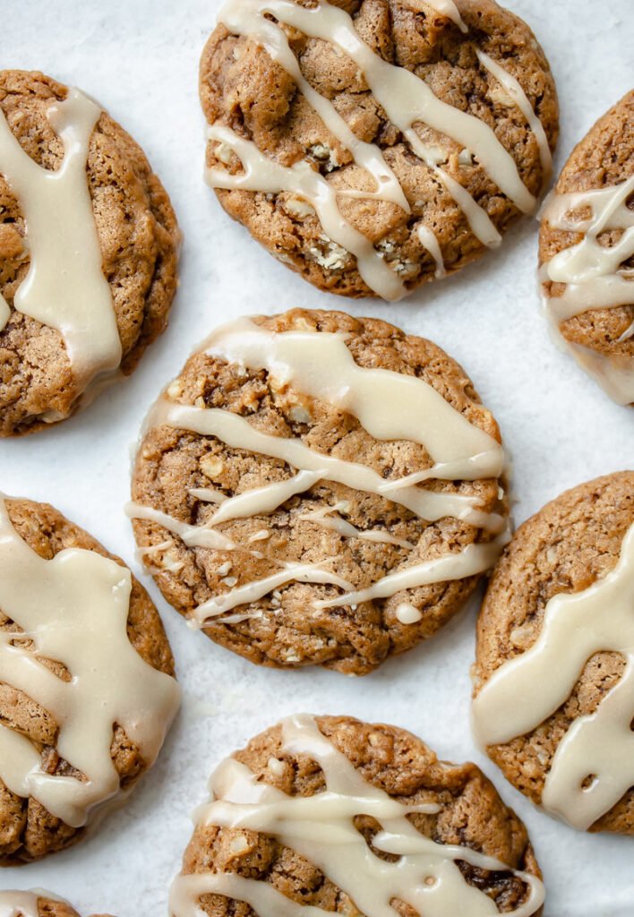 Maple Spiced Glazed Cookies