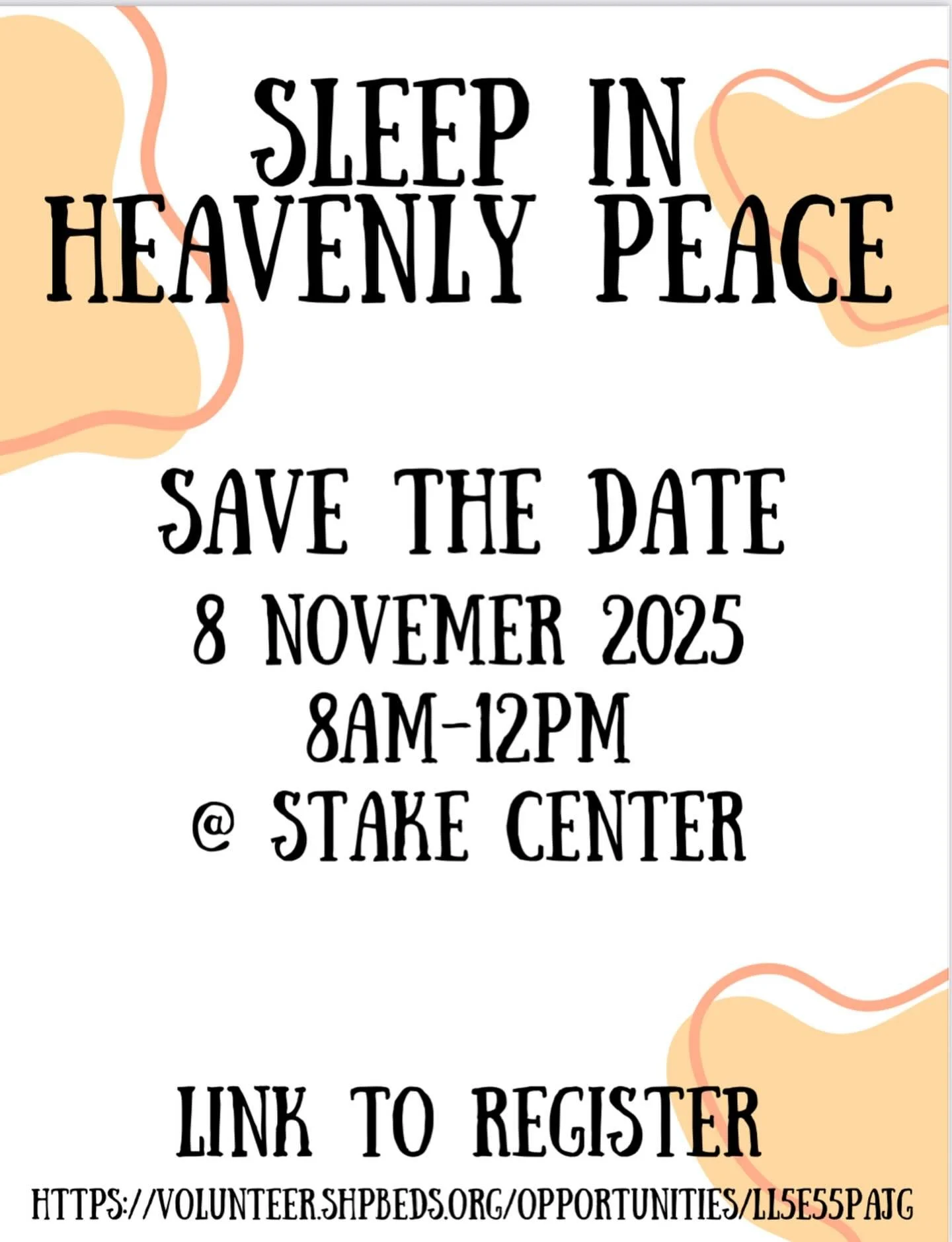 Help us build some beds! This is an awesome service project! You need to sign the waiver and then have your parents sign a waiver too! Follow the link to get all the info! Bring your friends!