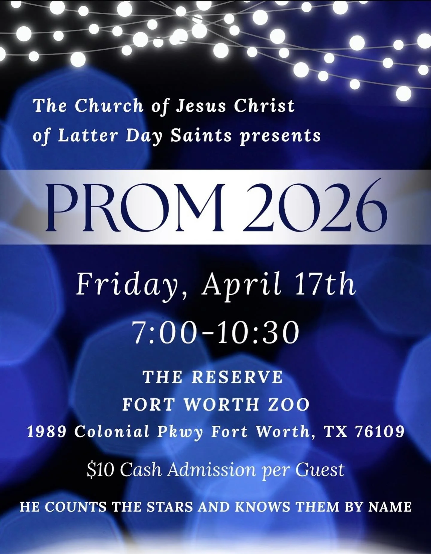 Church prom! All youth turning 16 and up are invited!
