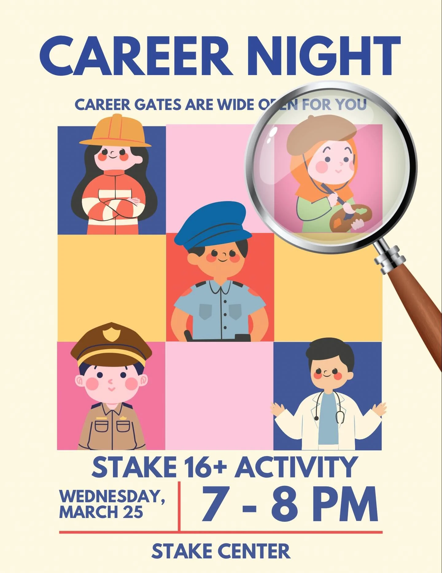 Over 17 different careers and lots of food! See you there!  Bring your friends!