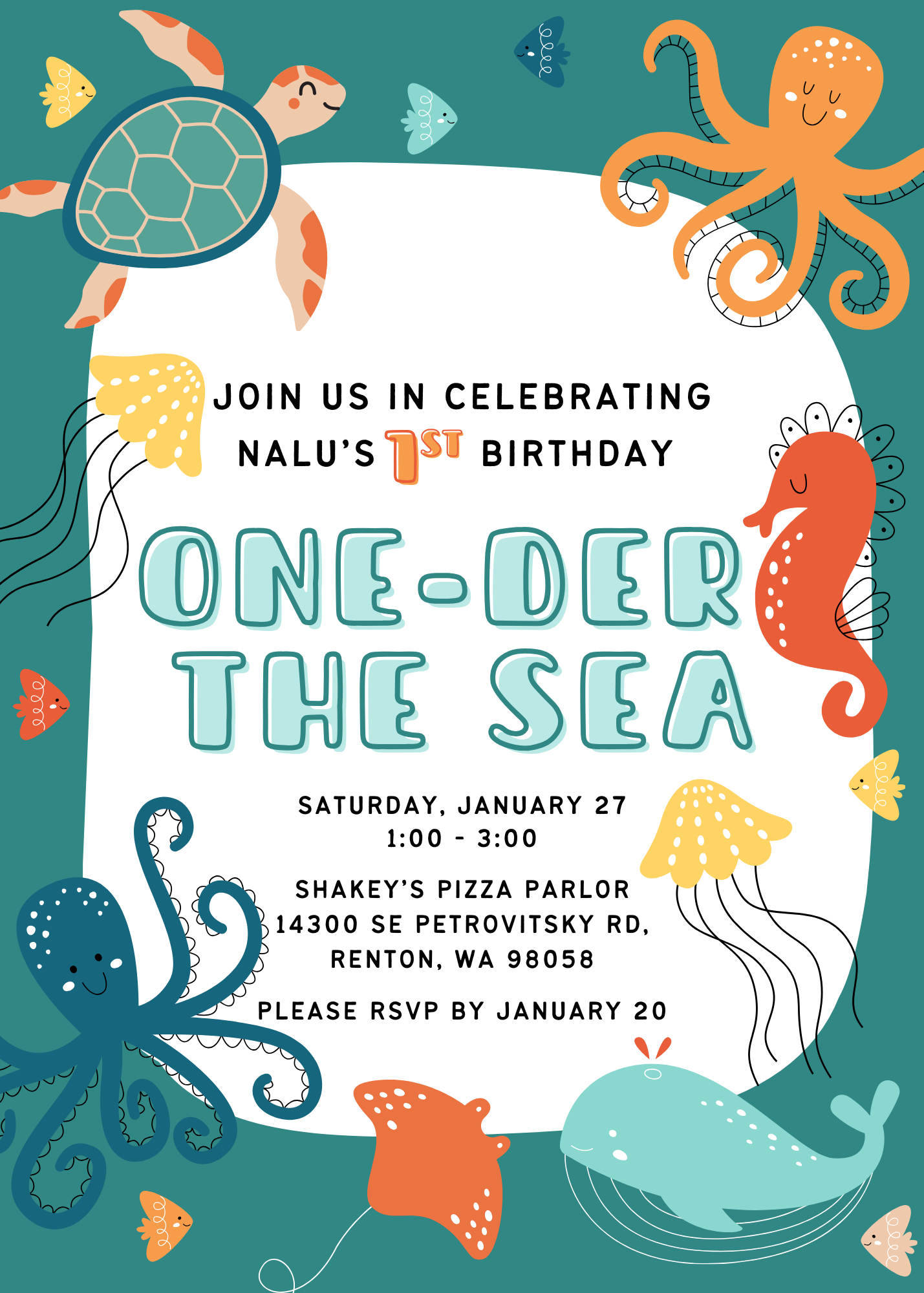 Blue Minimal 1st Birthday Party Invitation.png