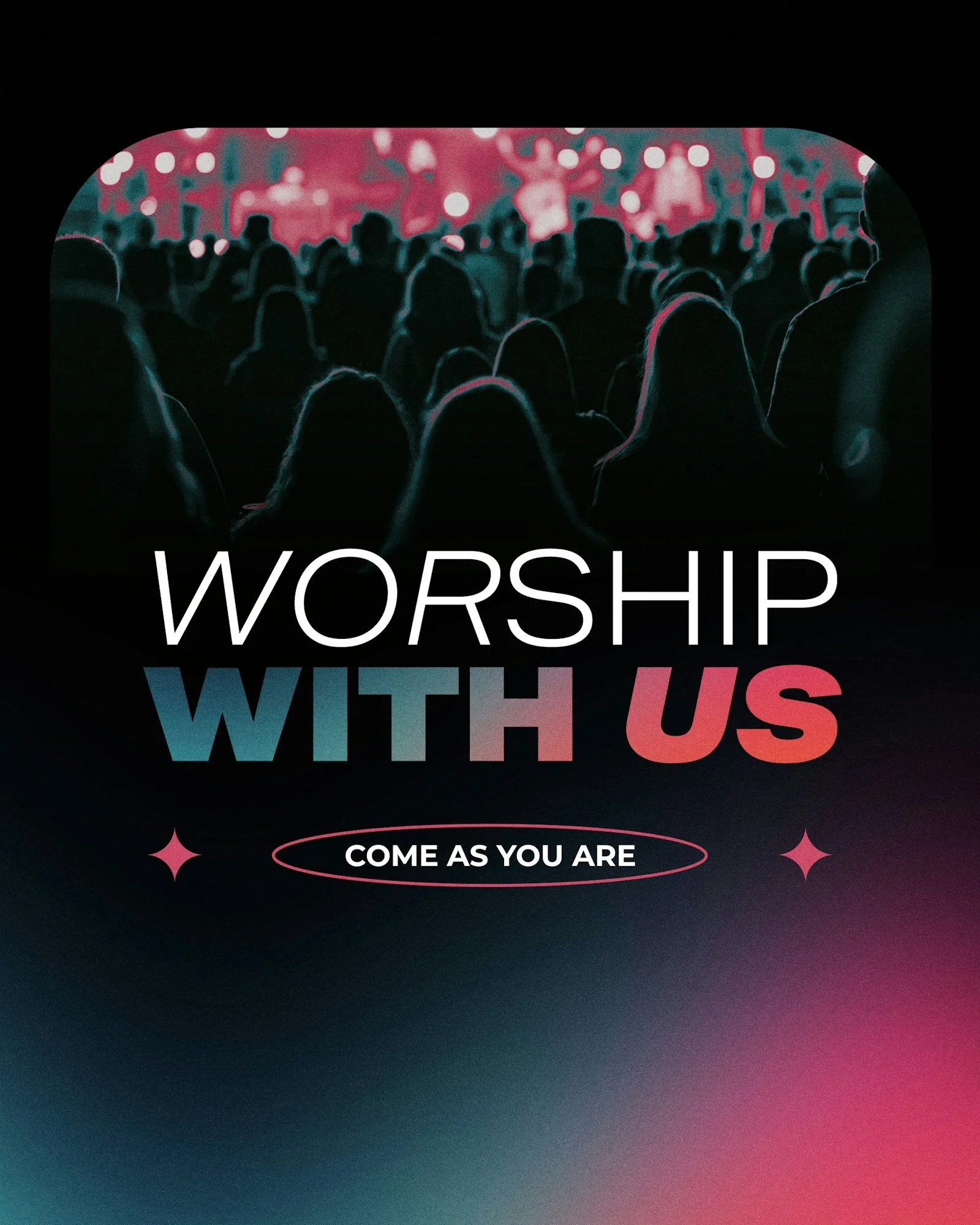 Join us tomorrow at 10AM!  Come as you are.