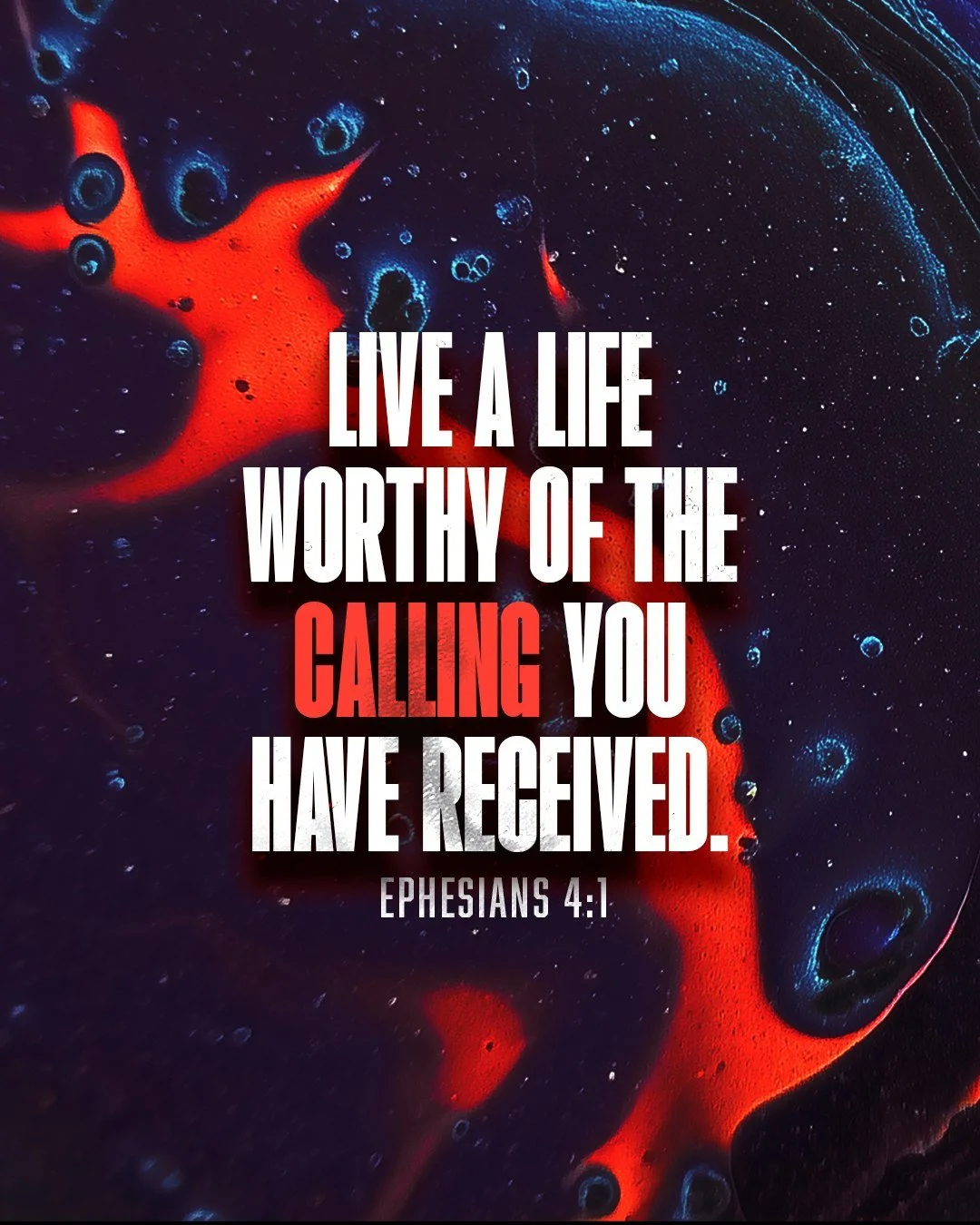 Ephesians 4:1-6 NIV

1 As a prisoner for the Lord, then, I urge you to live a life worthy of the calling you have received. 2 Be completely humble and gentle; be patient, bearing with one another in love. 3 Make every effort to keep the unity of the 