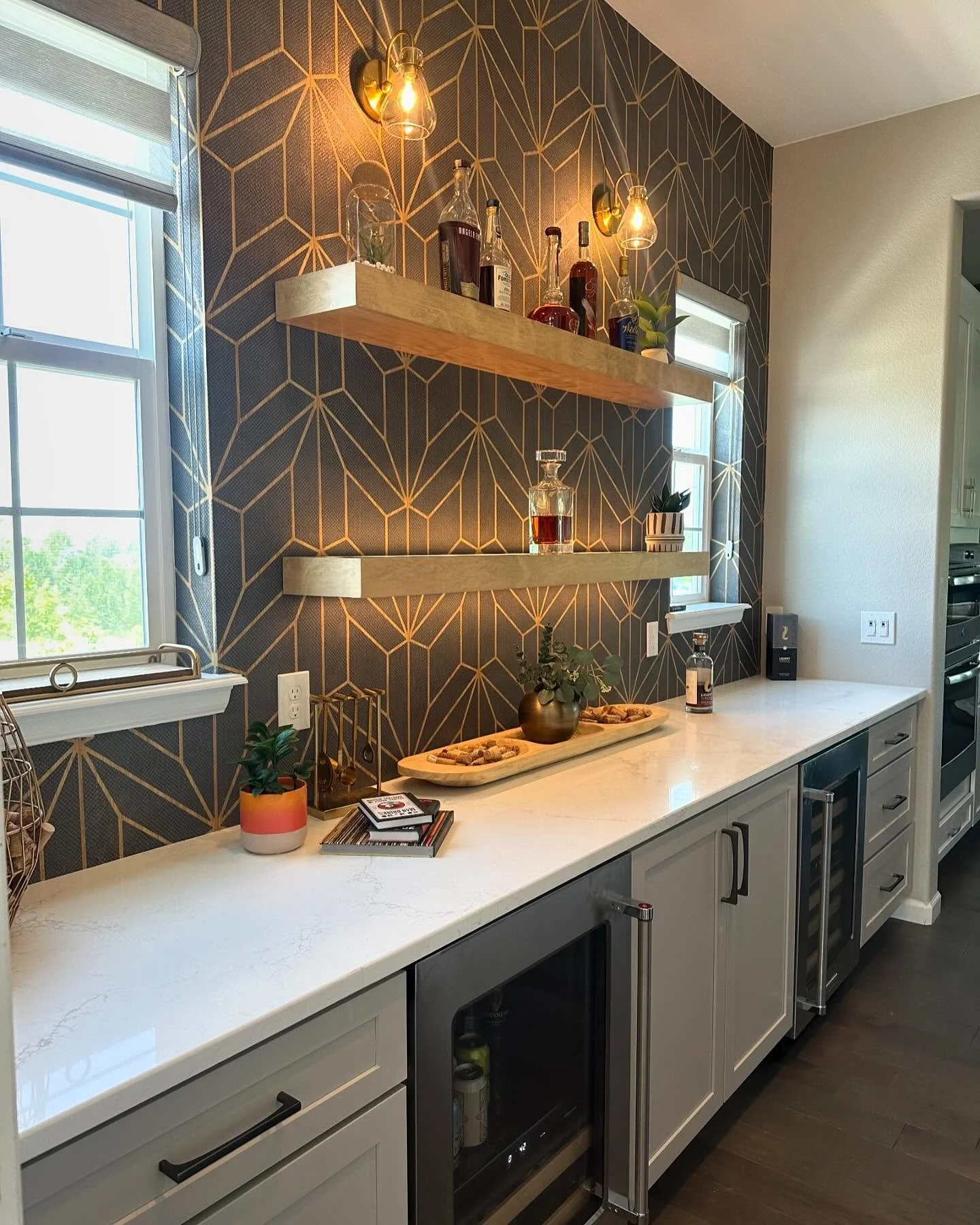 This client was ready to add a fresh area to their space.  We removed their closet and made the space more useful for their needs.