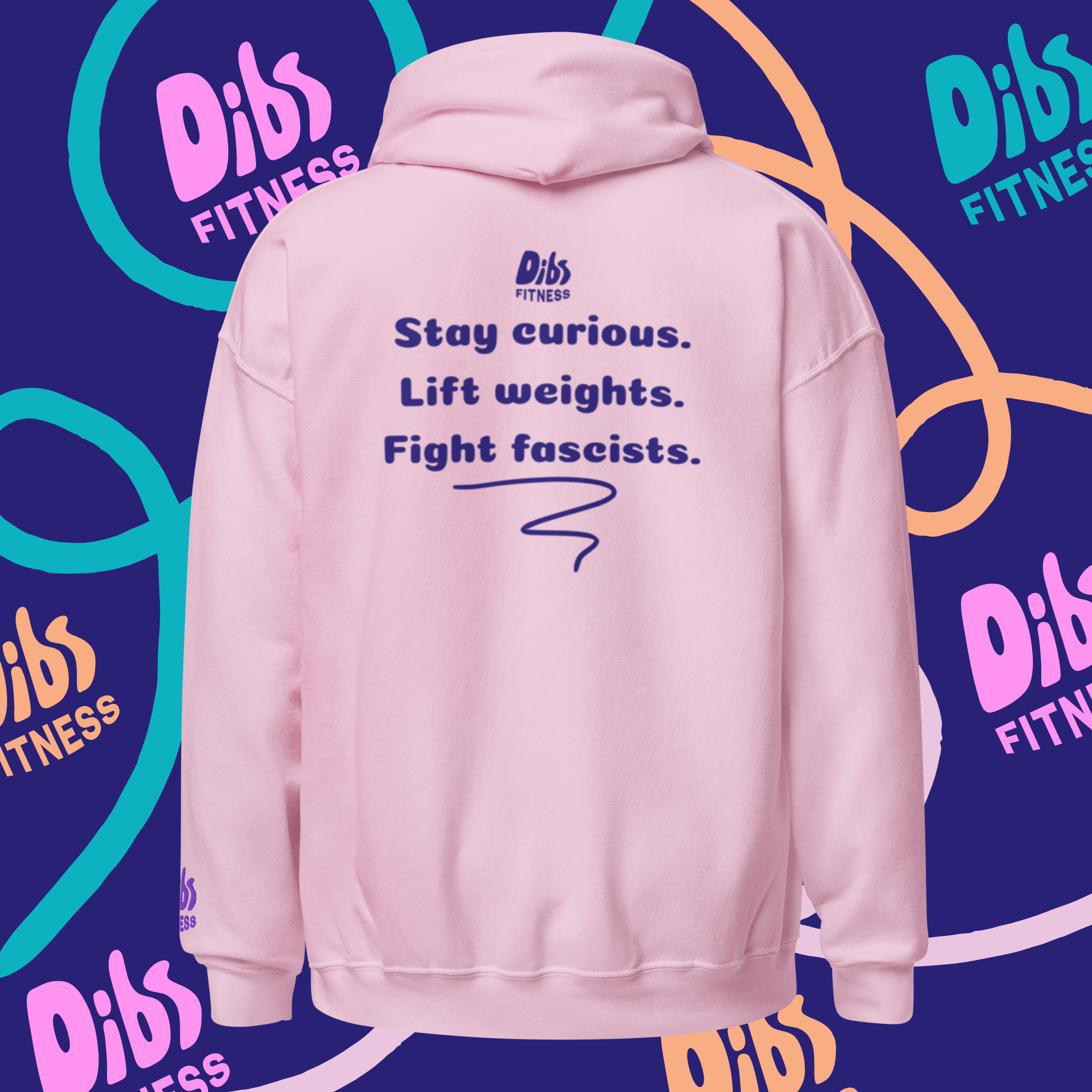 Fight_Facsist_pink_hoodie_back.png