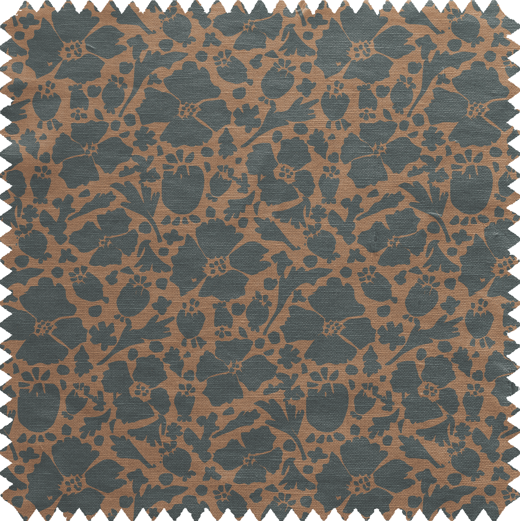 Poppy Fabric in Indigo