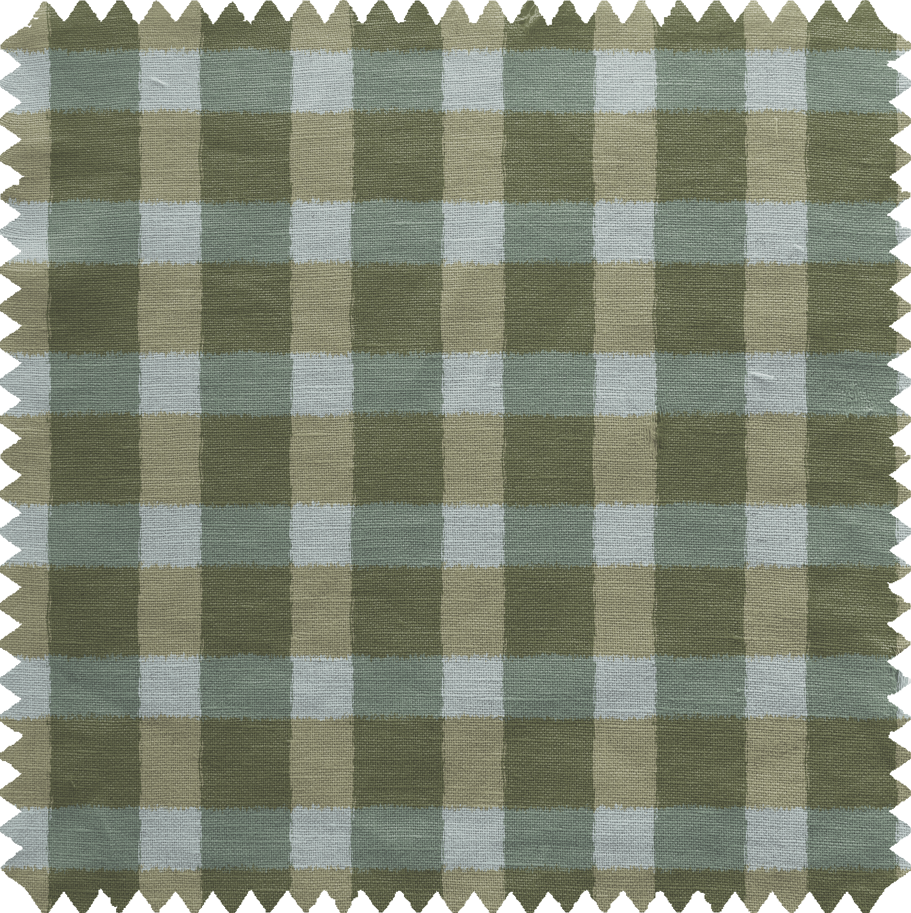 Field Check Fabric in Peacock