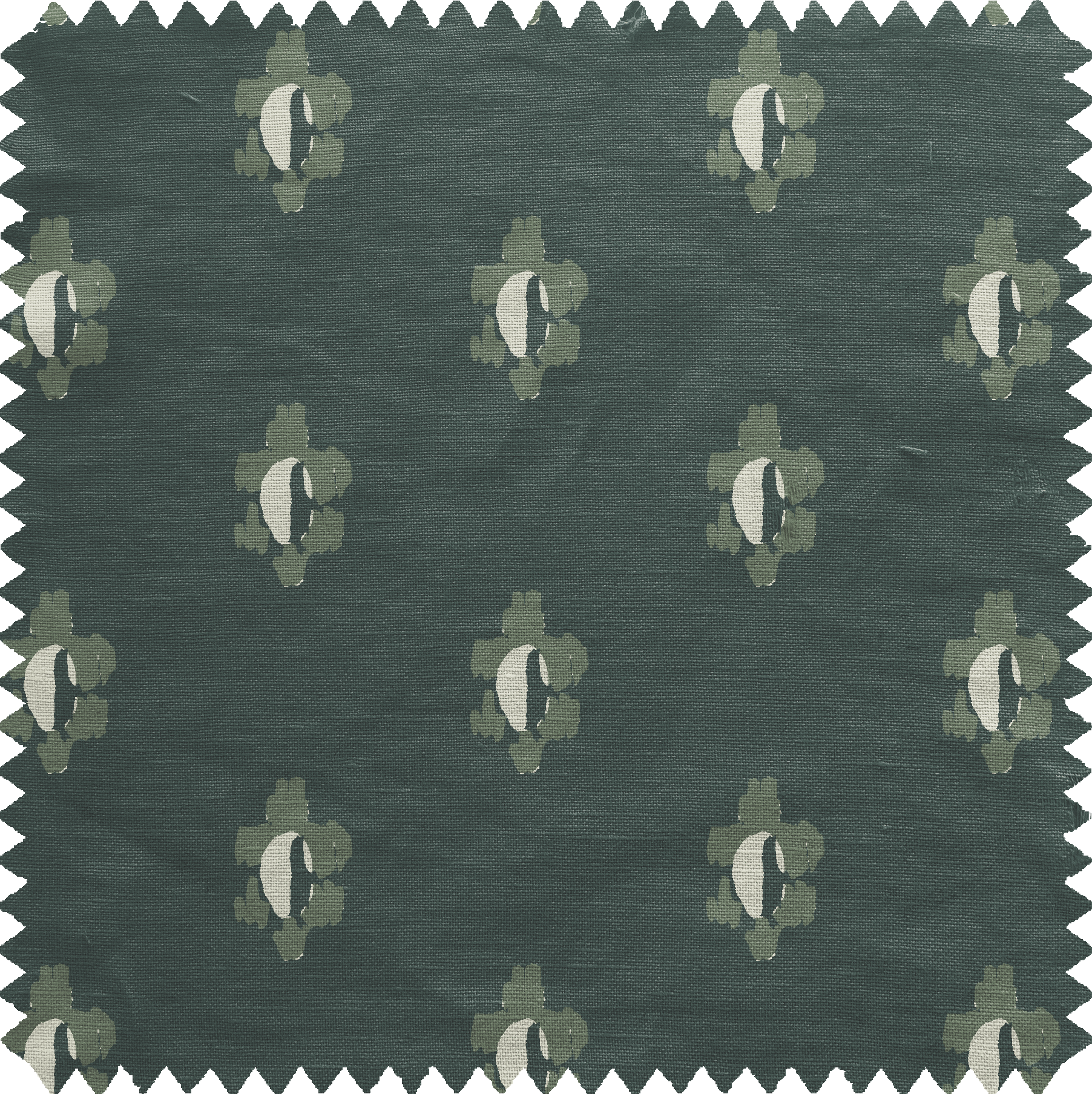 Cameo Fabric in Green