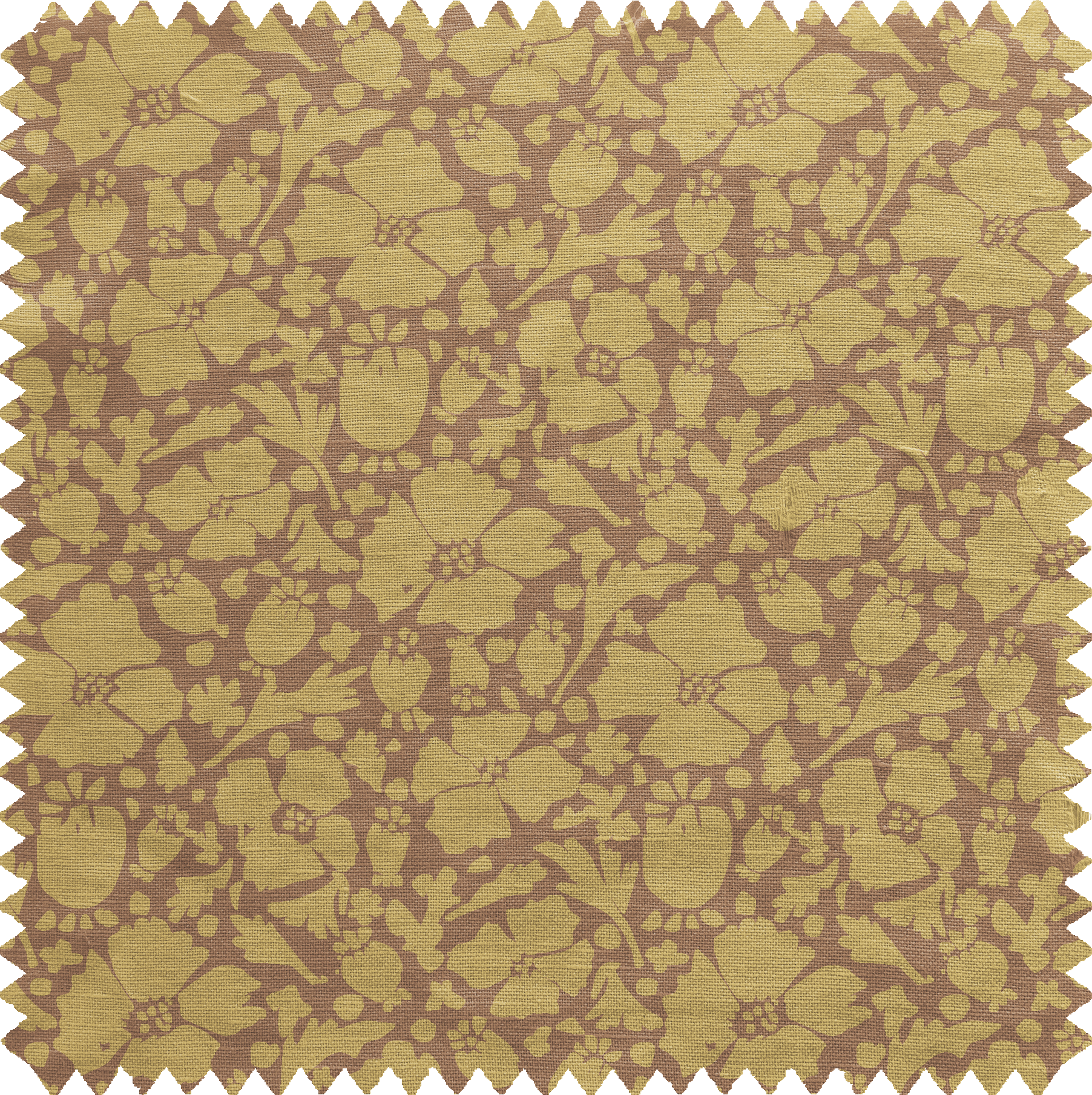 Poppy Fabric in Chartreuse