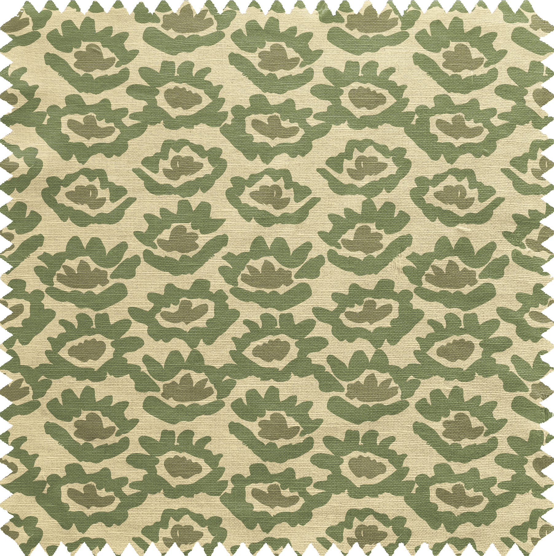 Lotus Fabric in Lawn