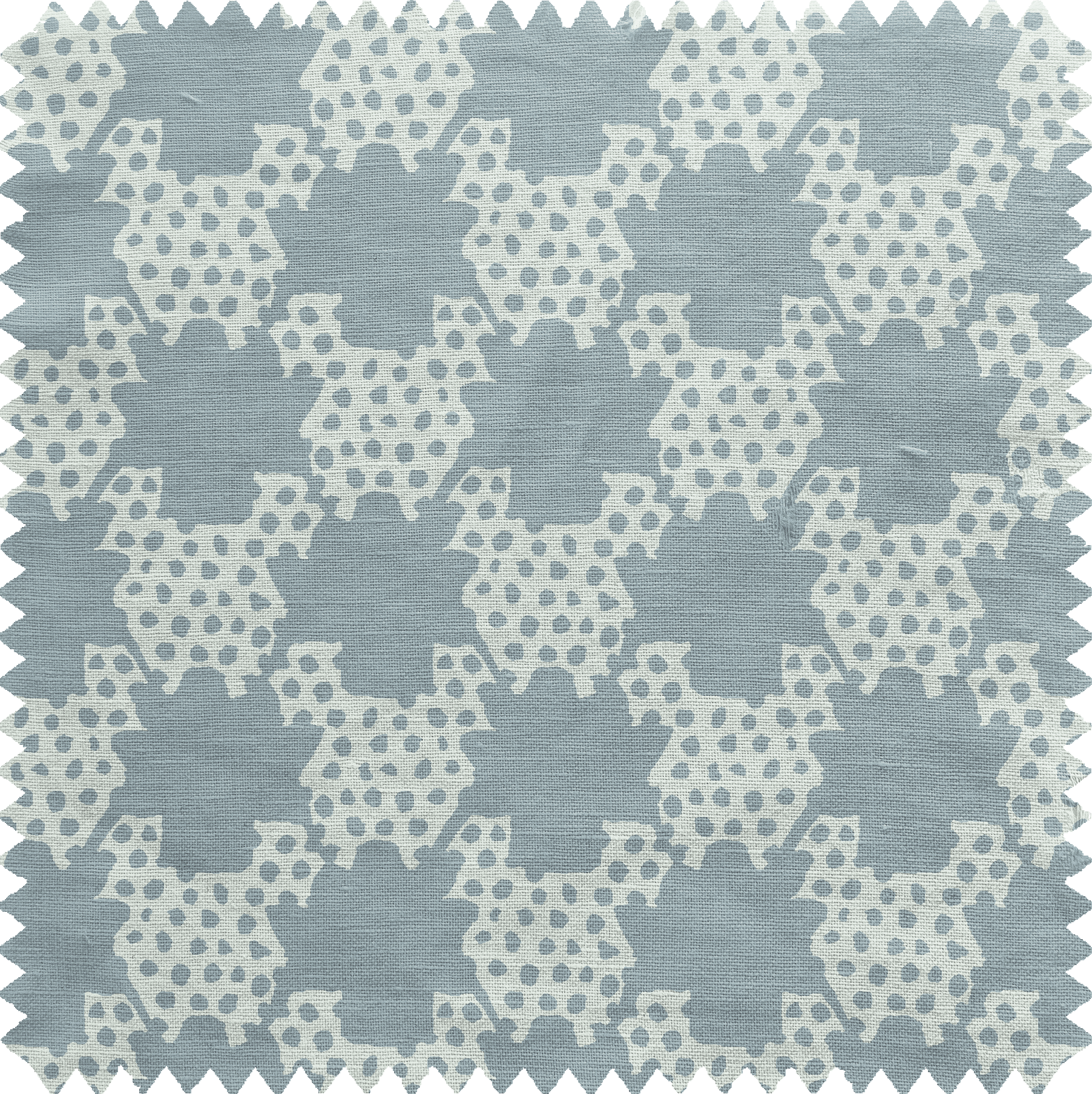 Bobby Dot Fabric in Blue