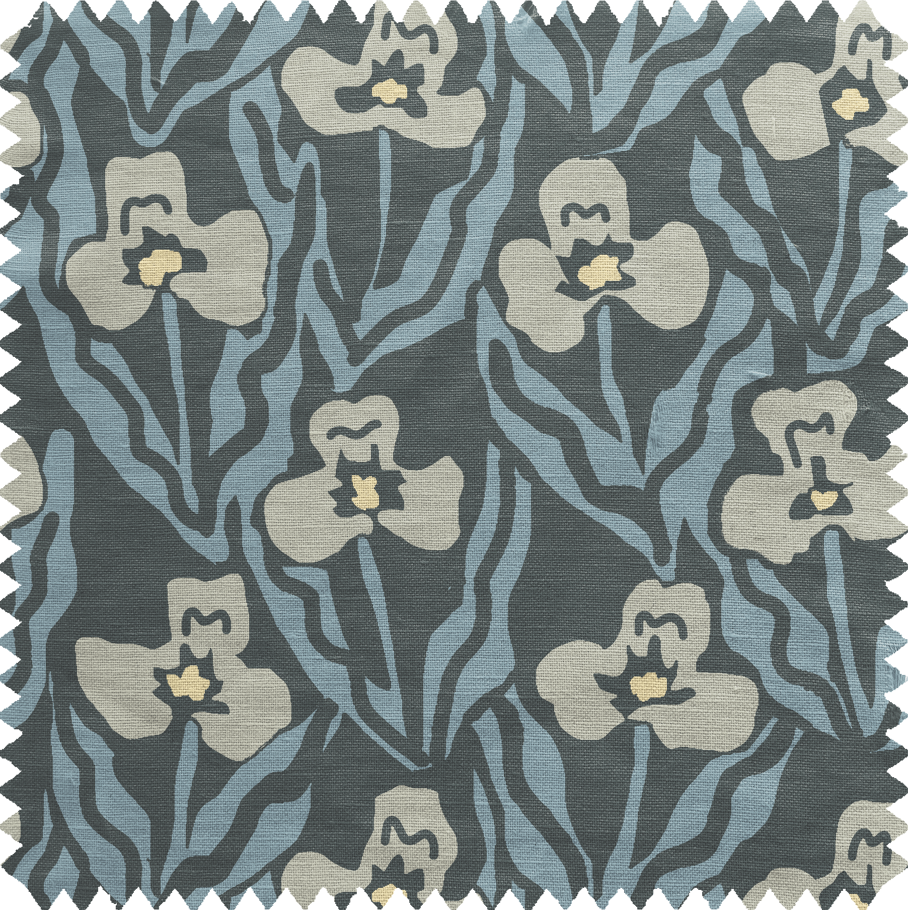 Irish Fabric in Azure