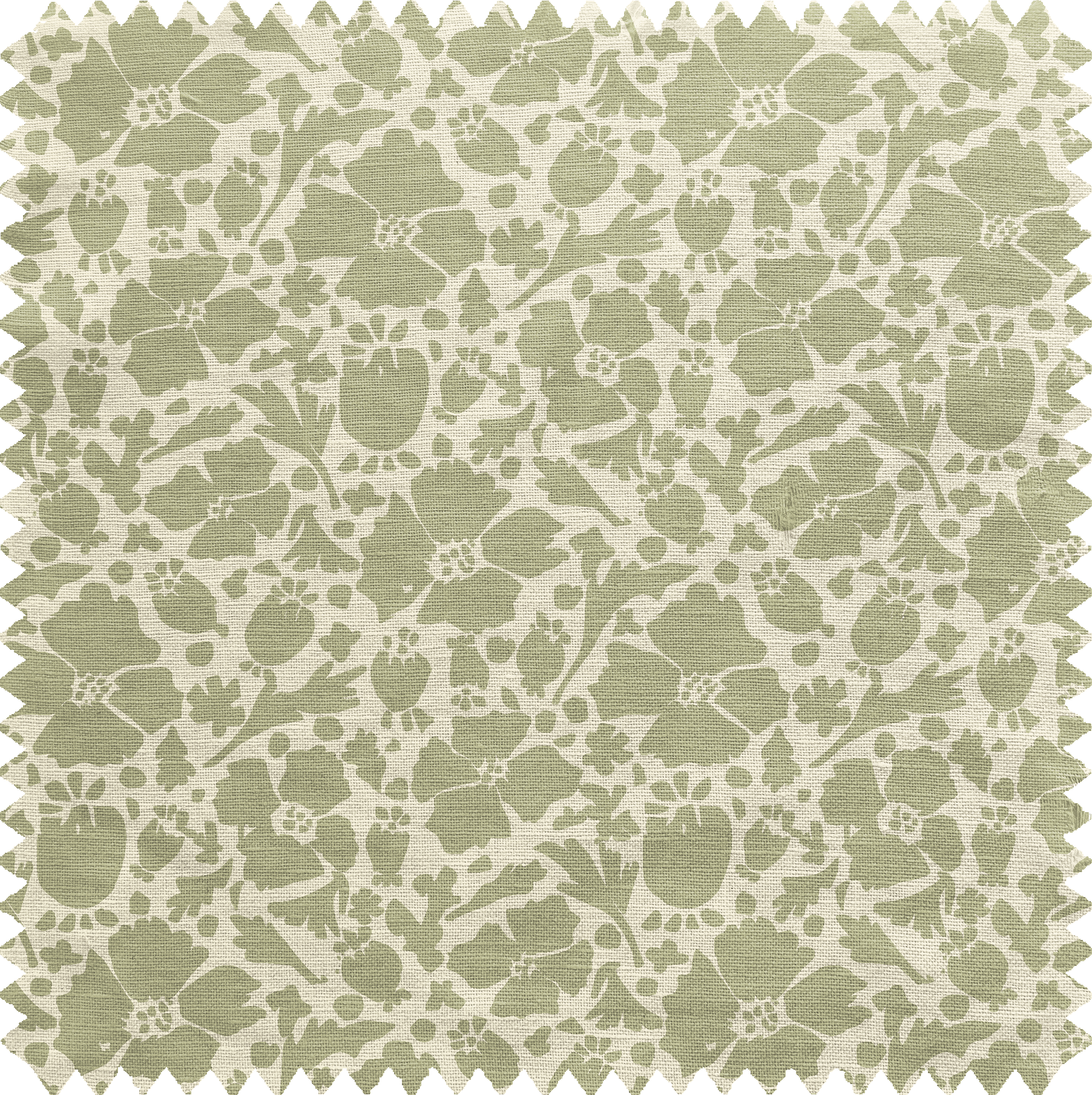 Poppy Fabric in Artichoke