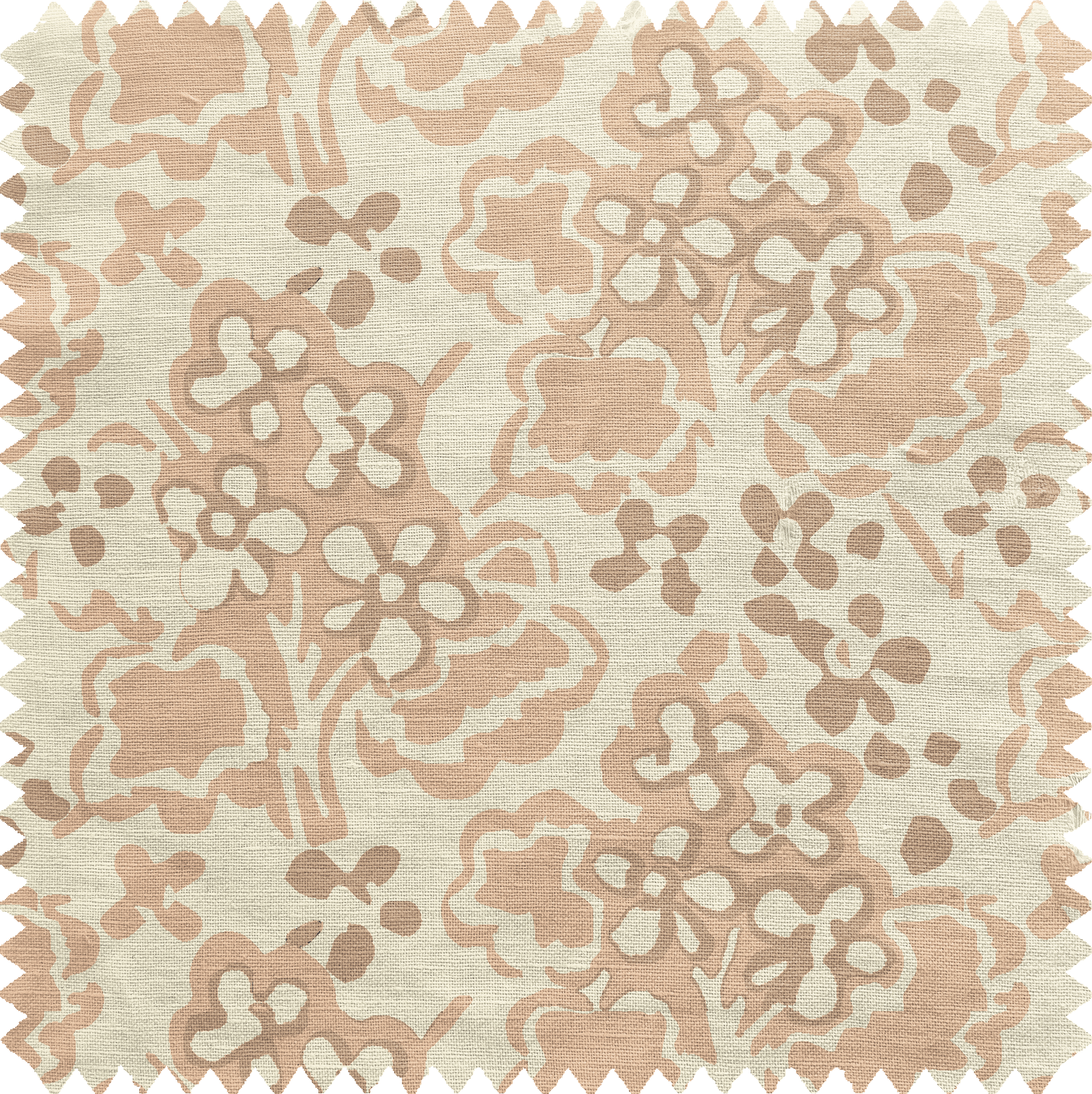 Fountain Flower Fabric in Blush