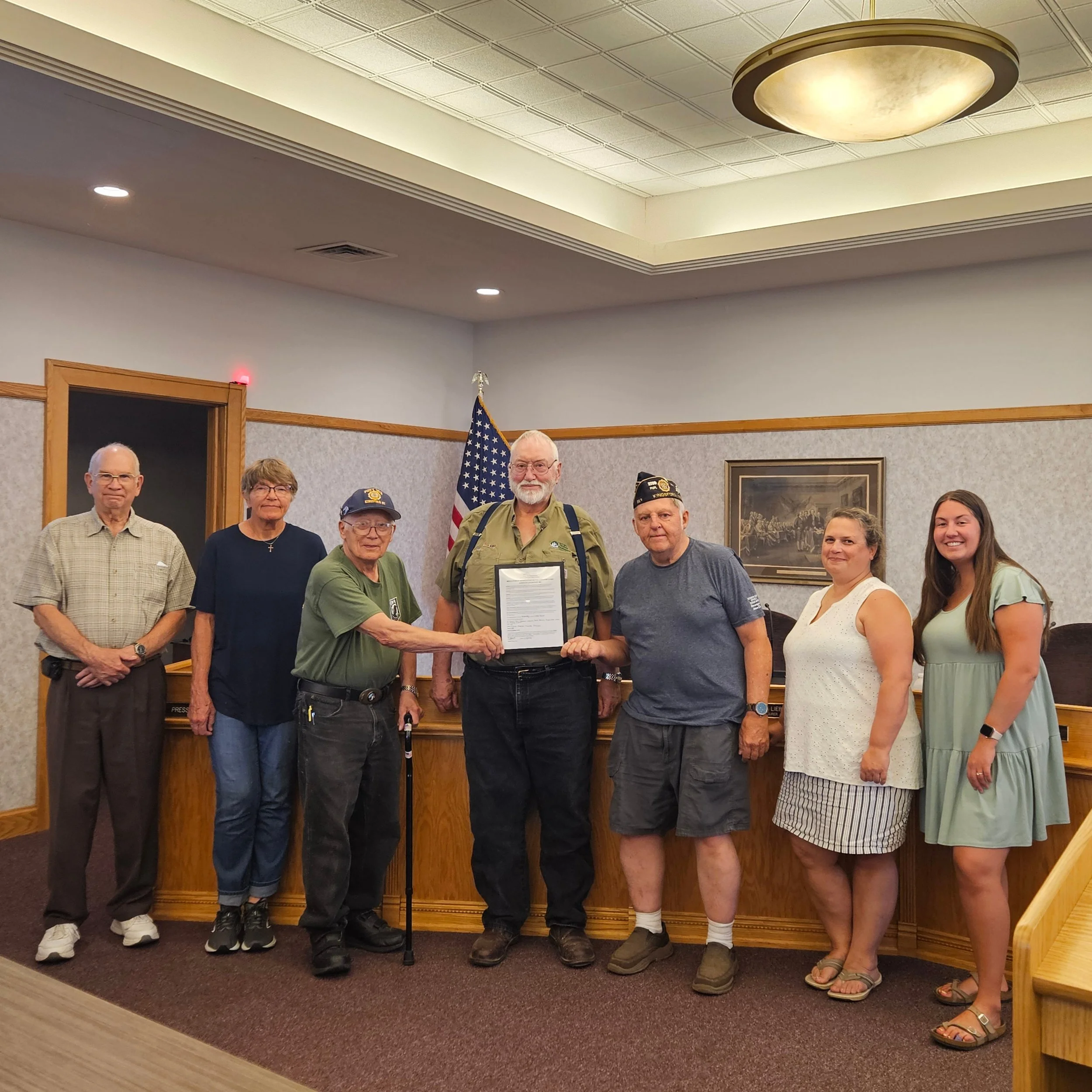 Breitung Township Honors Carpenter Clash American Legion Post 363