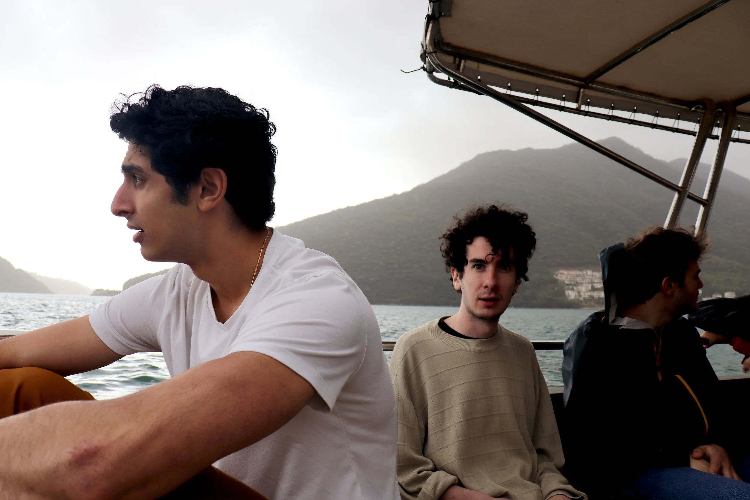 We paid a fisherman to ferry us to a remote church on an island