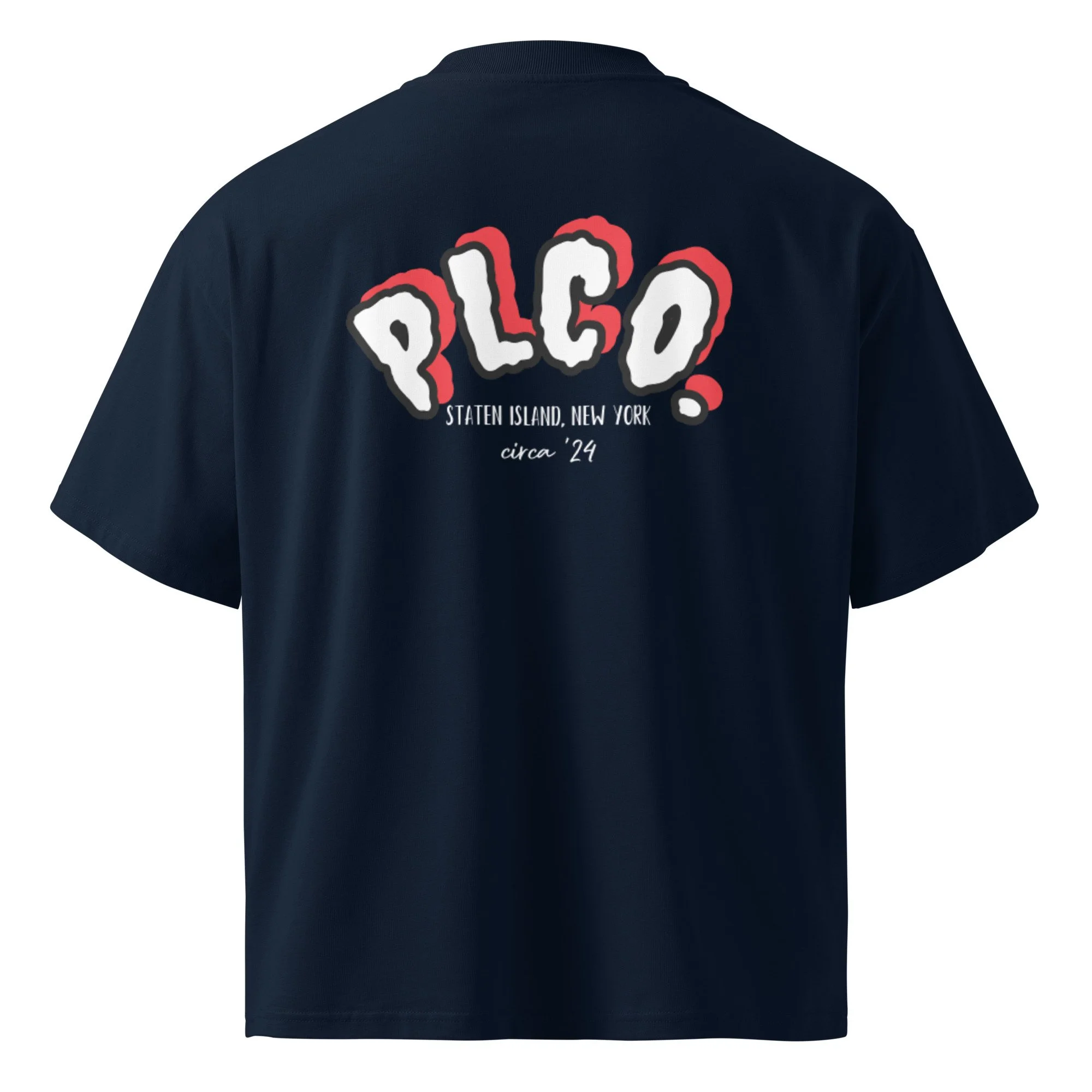 unisex-organic-oversized-high-neck-t-shirt-french-navy-back-67f87e4c6e214.jpg