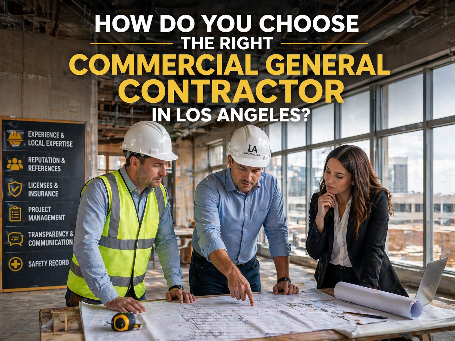 How Do You Choose the Right Commercial General Contractor in Los Angeles?