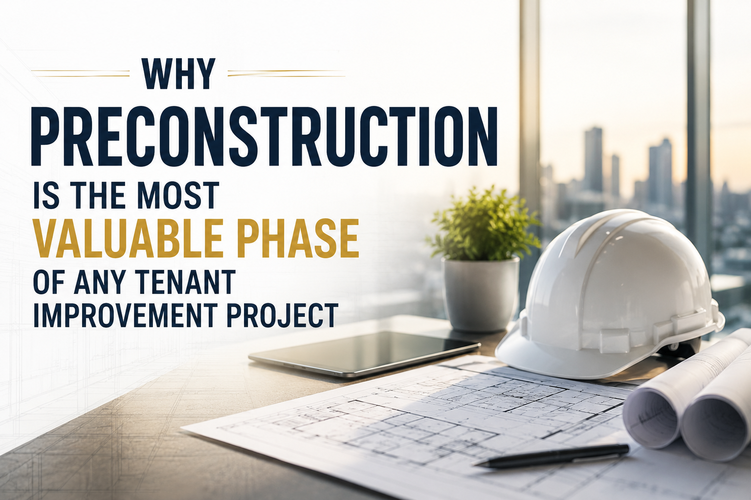 Why Preconstruction Is the Most Valuable Phase of Any Tenant Improvement Project