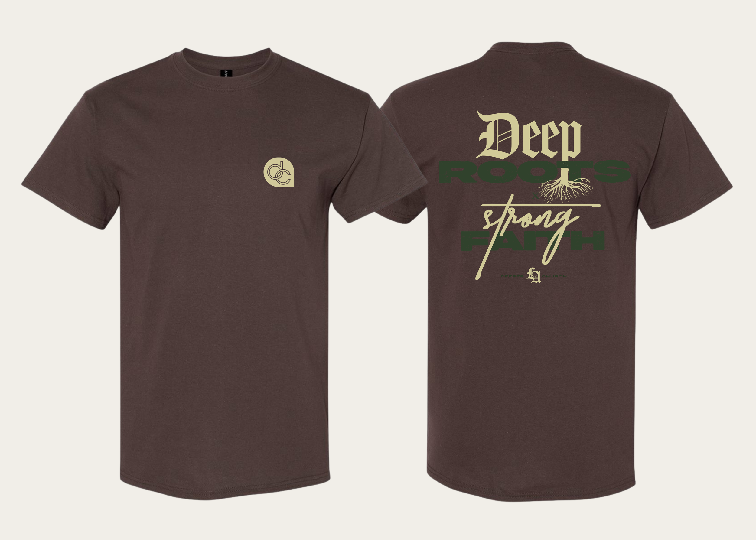 Deep Roots Strong Faith Tee
