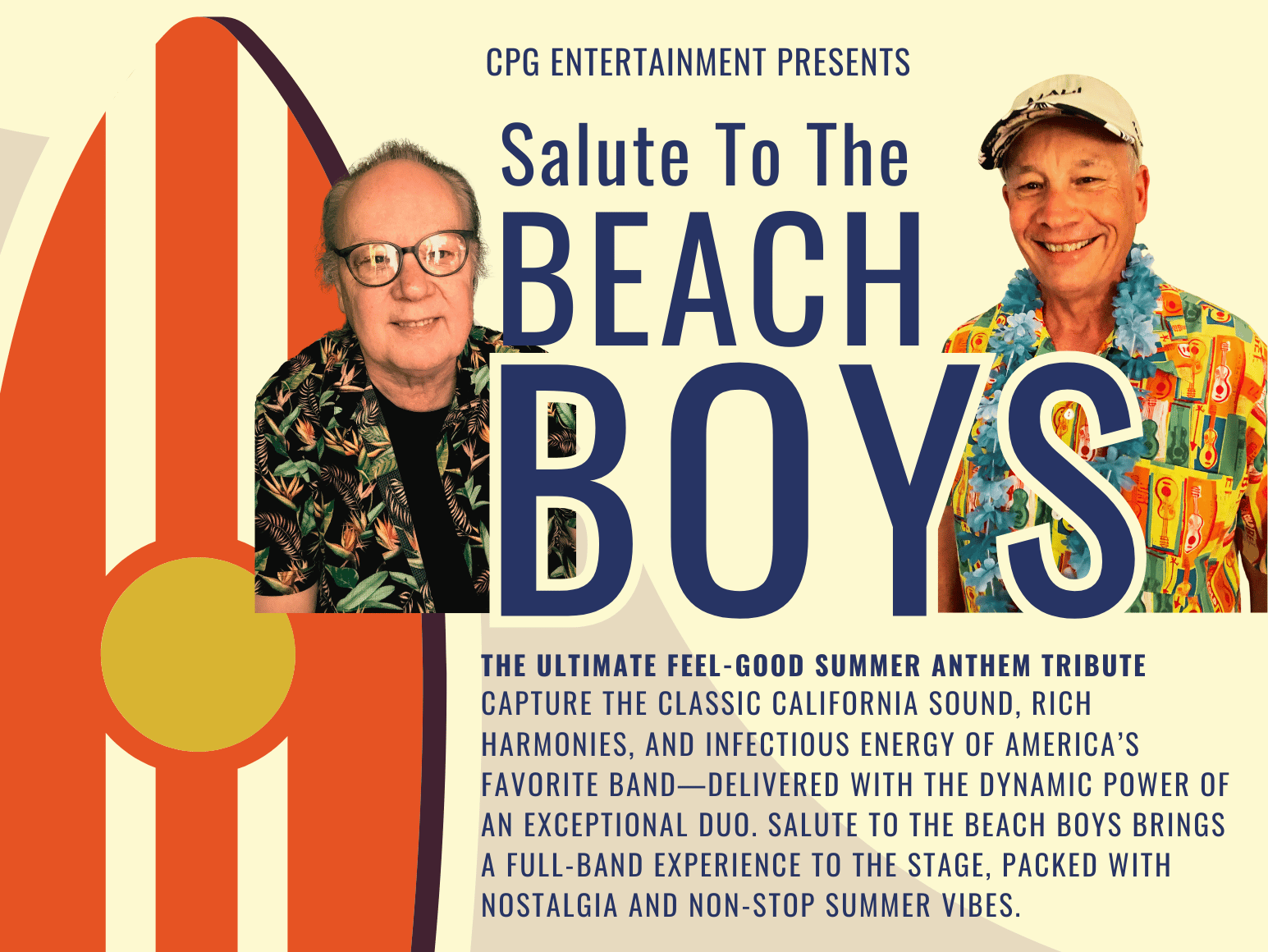 Salute to the Beach Boys brings a full-band experience to the stage
