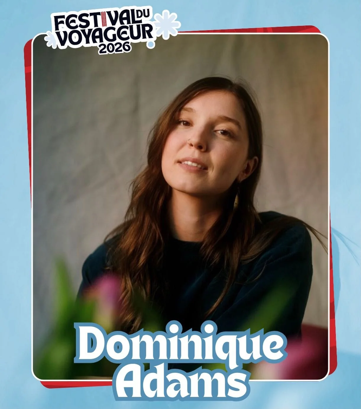 Sooo happy to be playing @fdvoyageur on February 15 @ 4PM in the forest tent/tente forest with some very wonderful friends! 🌲 #heho2026 photo by my good friend @thatadamkelly 🪽