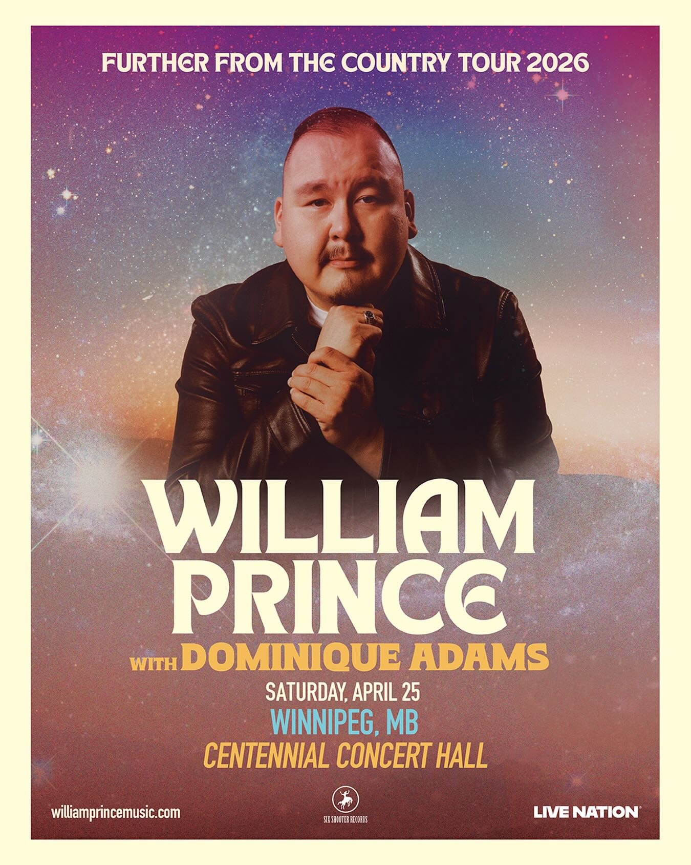 I am so so deeply excited and honoured to open for  @williamprince at the Centennial Concert Hall this Saturday night!!! Joined by my luv, guitar hero of our dreams @austinparachoniak ❤️ see ya there!!!!!!
