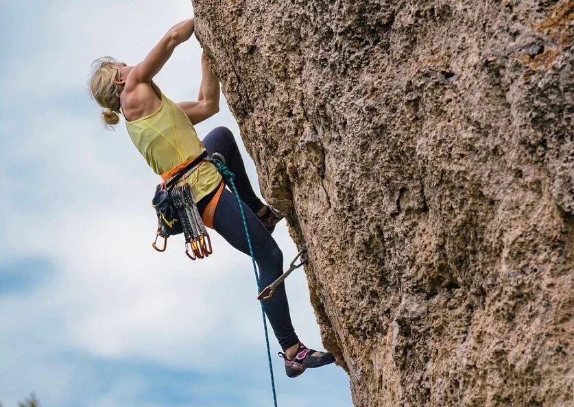 One move at a time. Even when the way forward isn&rsquo;t clear, climbing teaches that progress often times comes in small steps. Photos @jo_savagephotography
