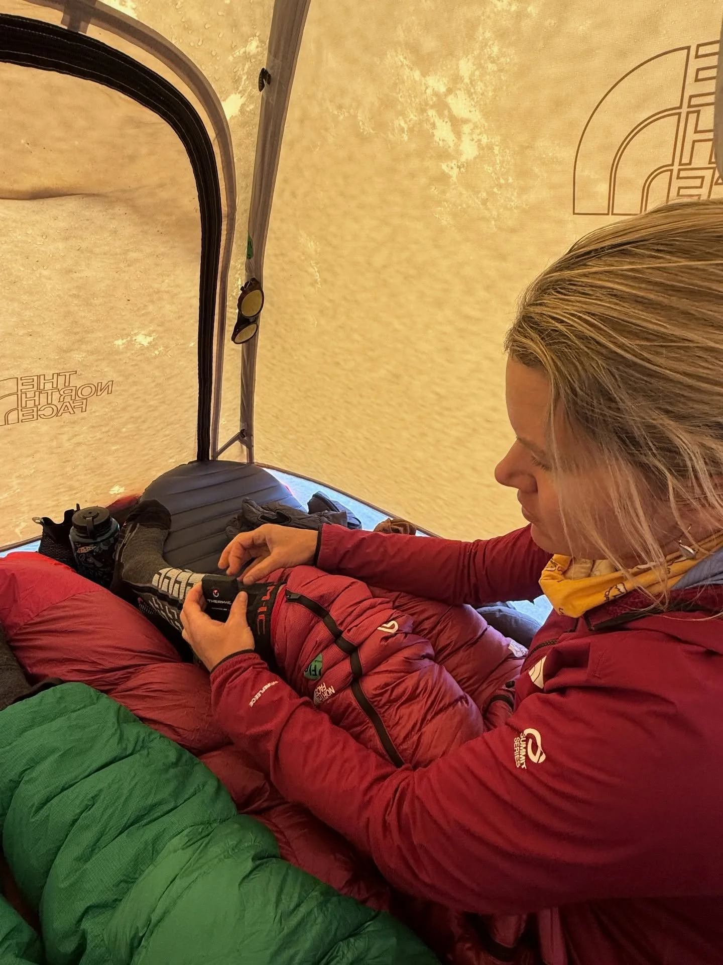 Keep your toes warm with @thermic_usa heated socks. Everything is better with warm feet. ❄️🔥