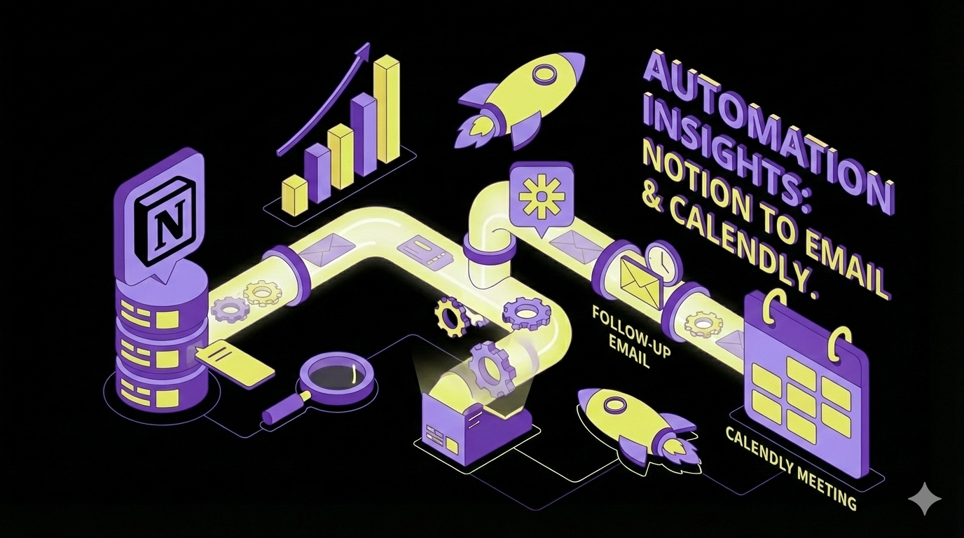 Auto-Send Follow-Up Emails from Your CRM (Notion + Zapier + Calendly)