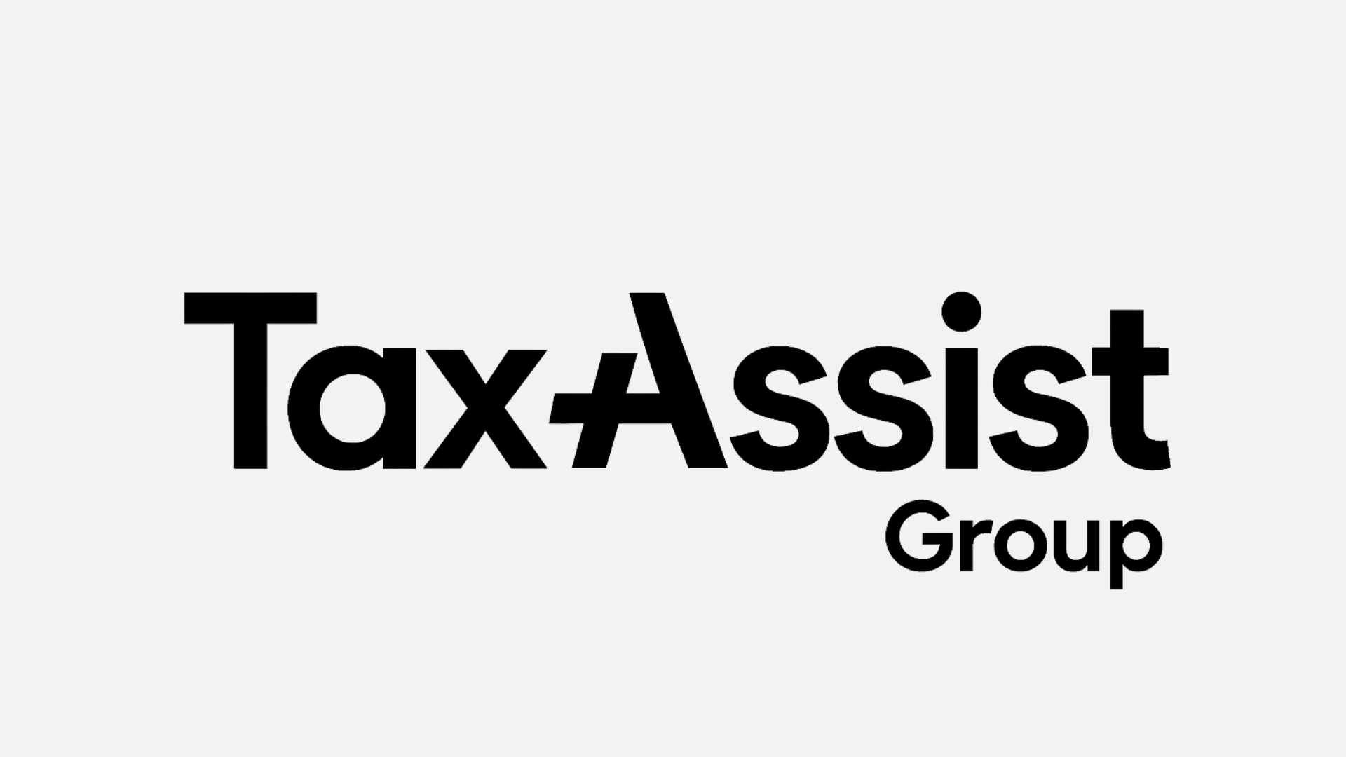 Text logo reading 'TaxAssist Group' in black on light gray background.