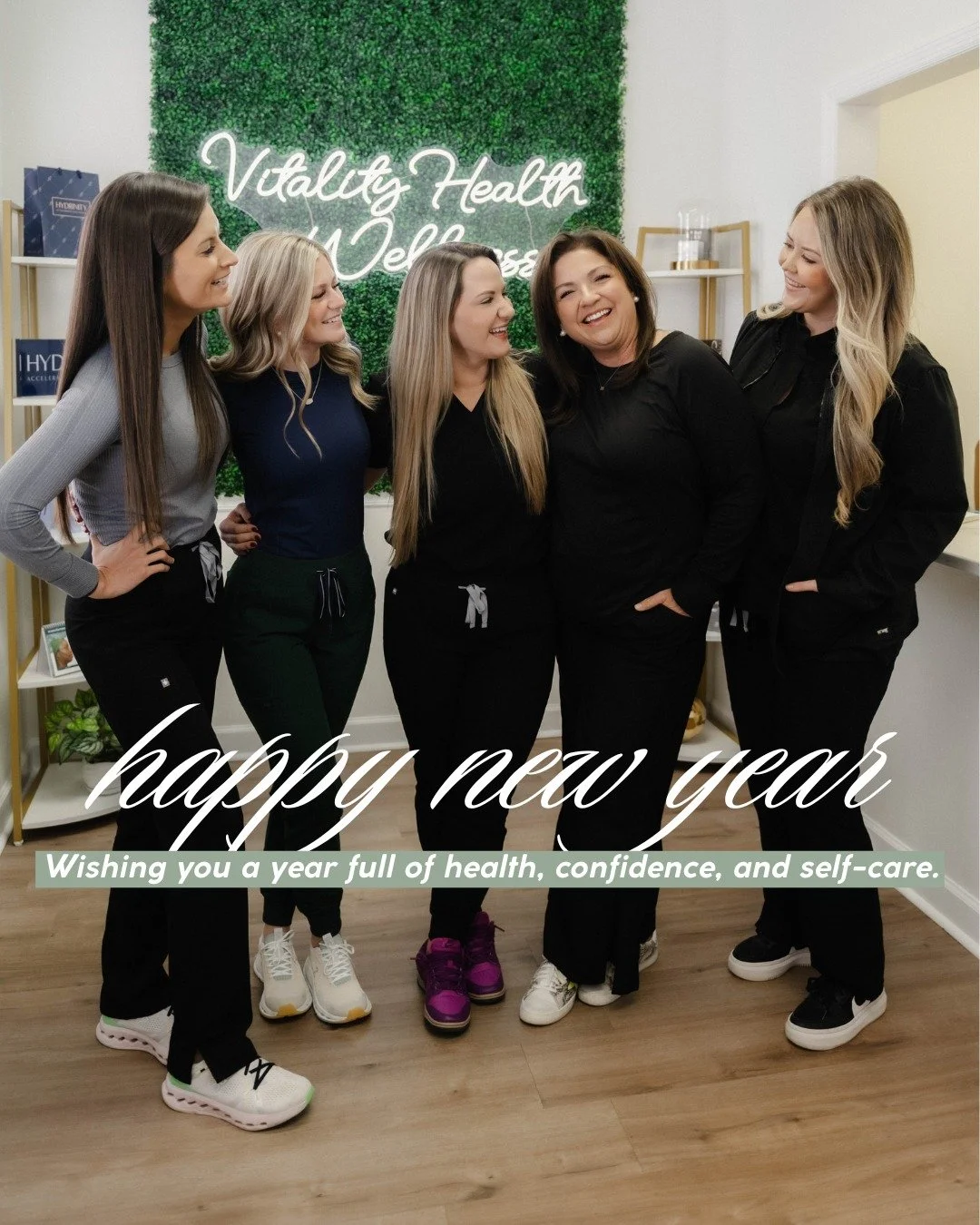 Happy New Year from Vitality! We are so thankful for each and every one of you and can&rsquo;t wait to continue to see each of you in 2026. 🤍