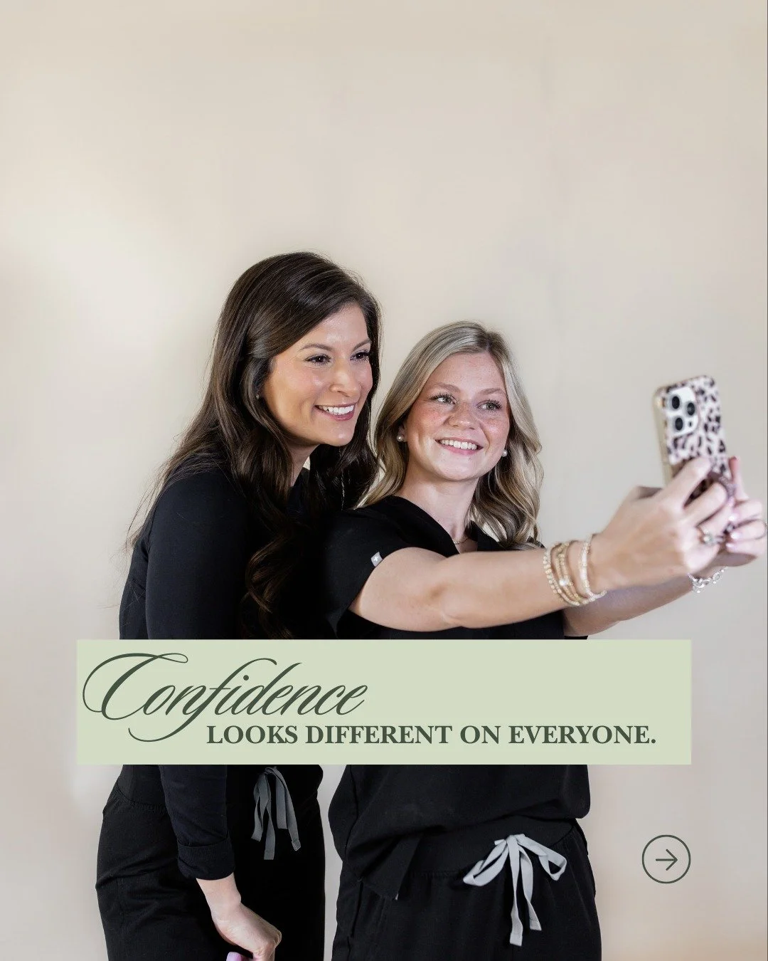 Confidence looks different on everyone &mdash; and that&rsquo;s the beauty of it. 

There&rsquo;s no one-size-fits-all version. It&rsquo;s personal. It&rsquo;s individual. It&rsquo;s yours. 🤍 

Ready to feel more confident in your own skin? Book thr