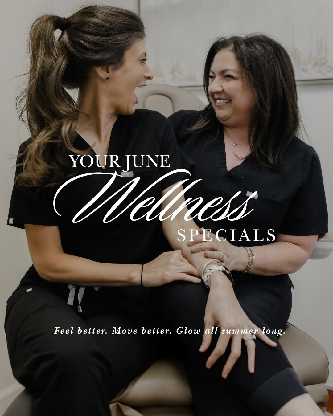 June specials just dropped!!

Whether you&rsquo;re looking to reduce the appearance of spider veins, improve uneven skin tone, achieve smoother-looking legs, or move and recover with less pain, we&rsquo;ve got you covered this summer.

Our June spe