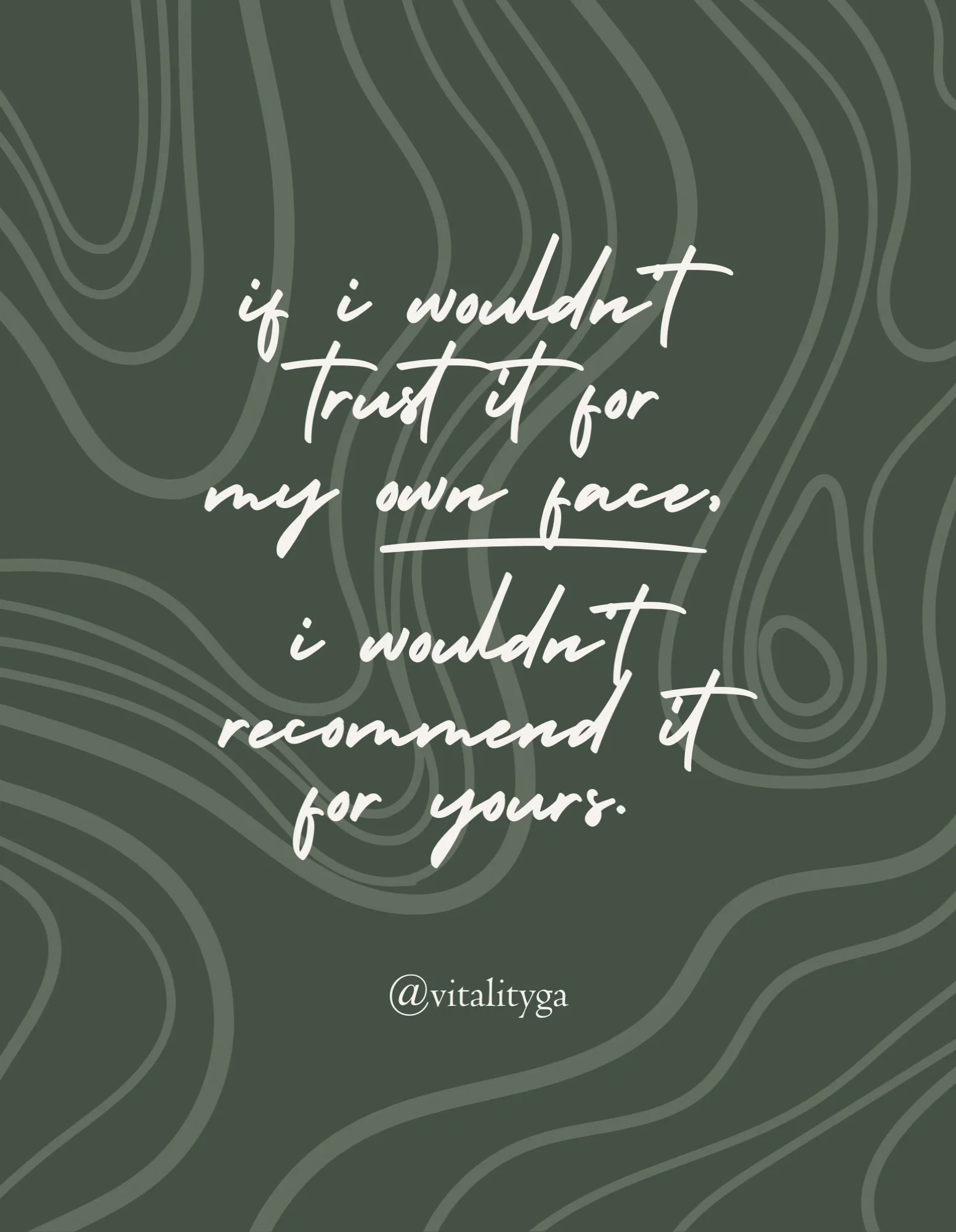If I wouldn&rsquo;t trust it for my own face, I wouldn&rsquo;t recommend it for yours. 🤍

Every treatment we recommend is chosen with intention, safety, and your goals in mind, because your face deserves the same care we&rsquo;d want for our own. ✨