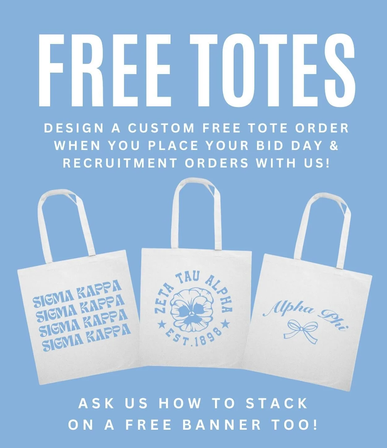 Are you getting FREE stuff with your spring orders? Chapters who work with us are! DM us today!