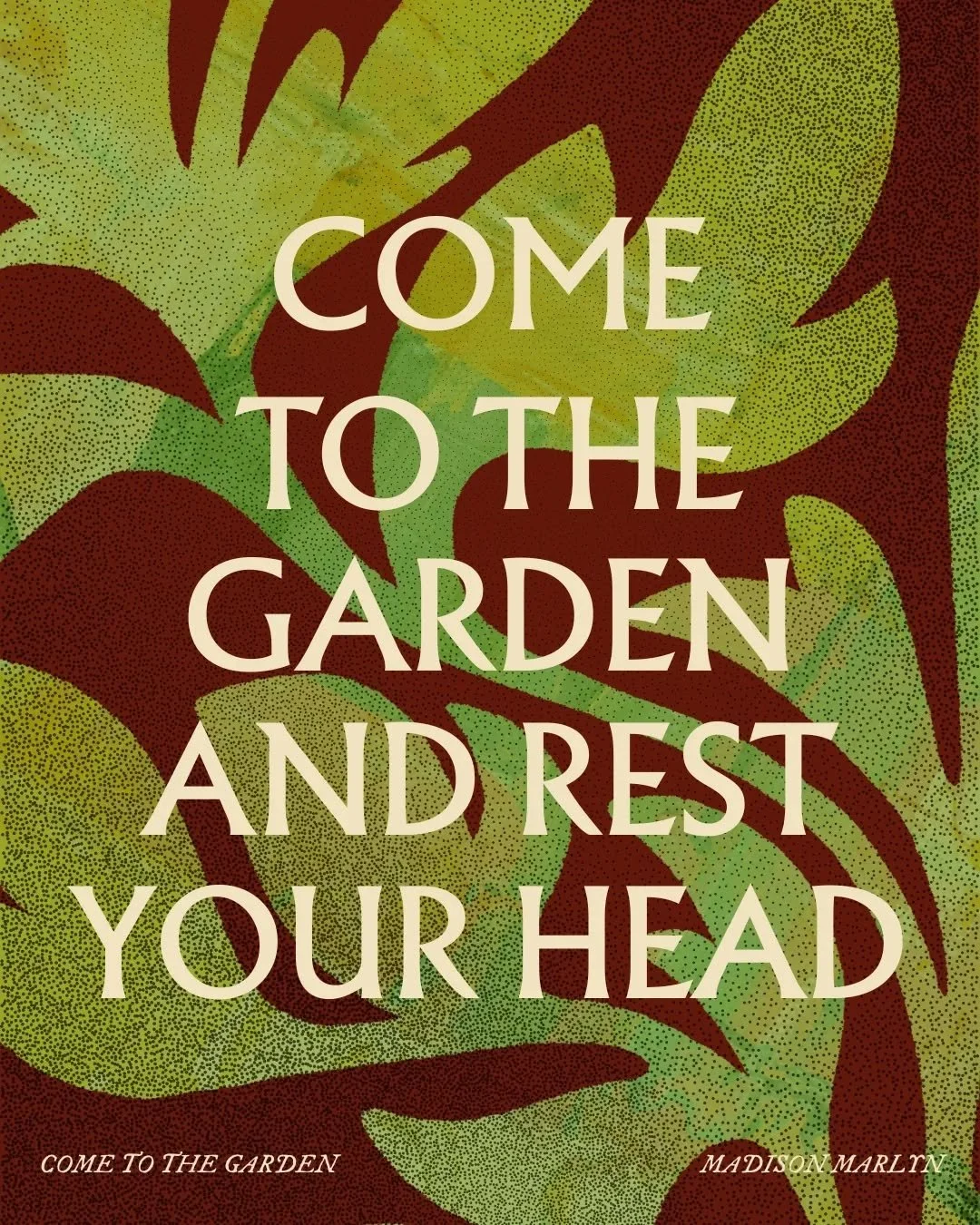 'Come To The Garden' is a song for the one wrestling with beauty, longing, and impatience. The darkness lingers, but not for long.

On all streaming platforms 11/24.

#christianmusic #christianfolk #christiansongs #newmusic #newsingle #worshipmusic
