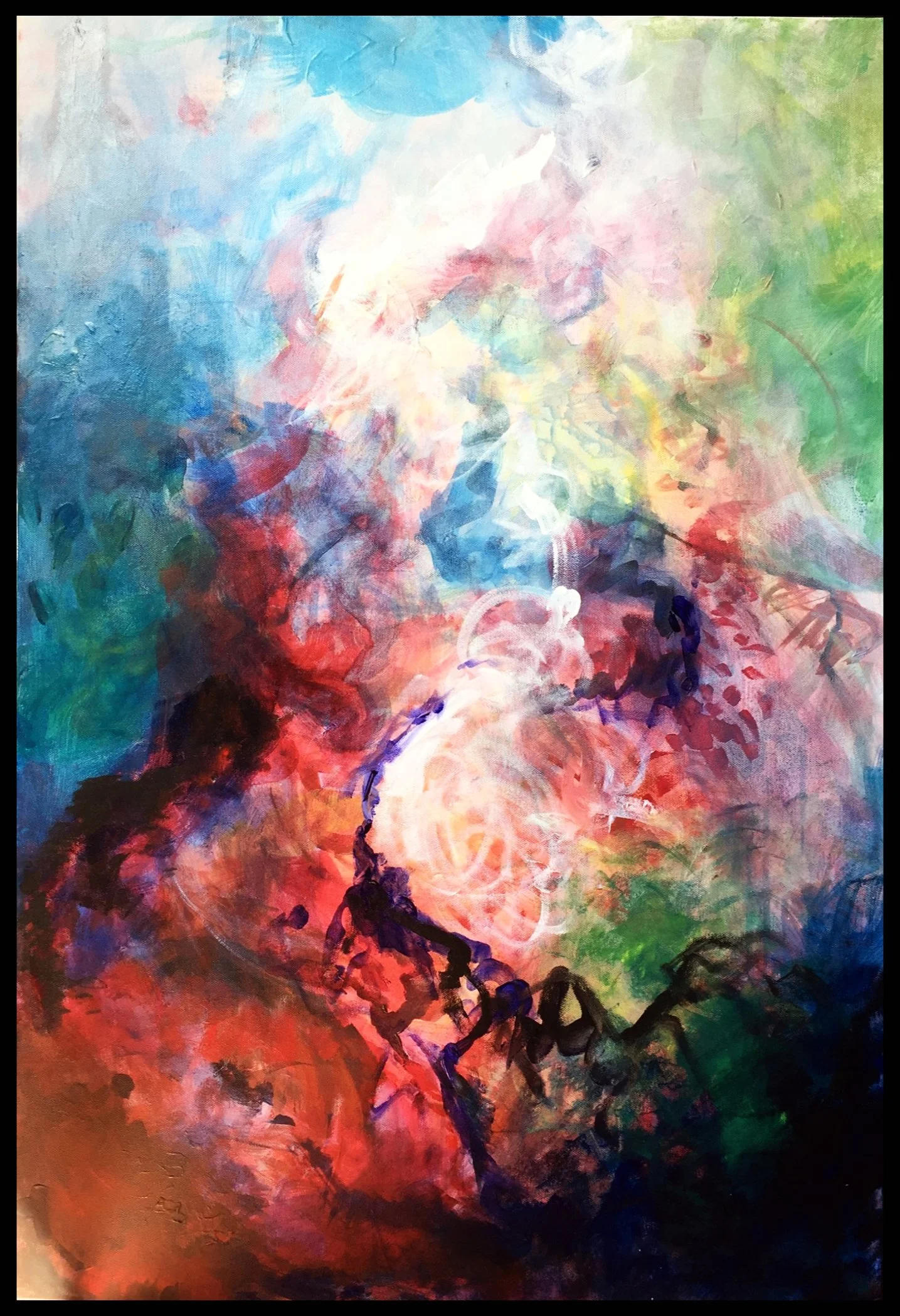 A11 Black Afro Abstract Art Painting.jpg