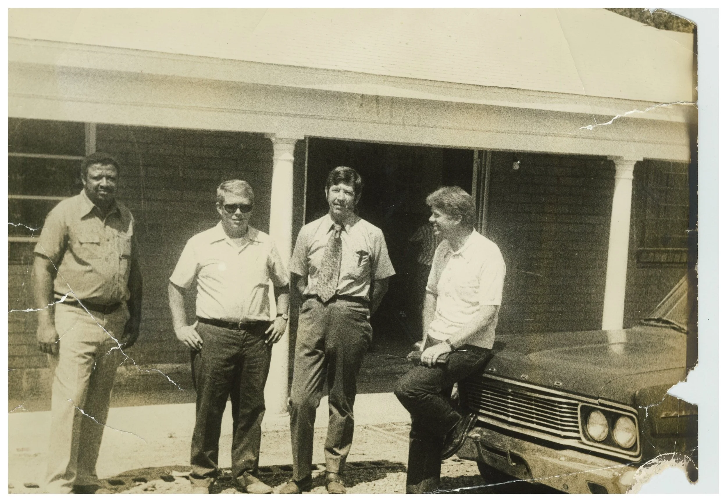 Alma's husband with Jimmy Carter