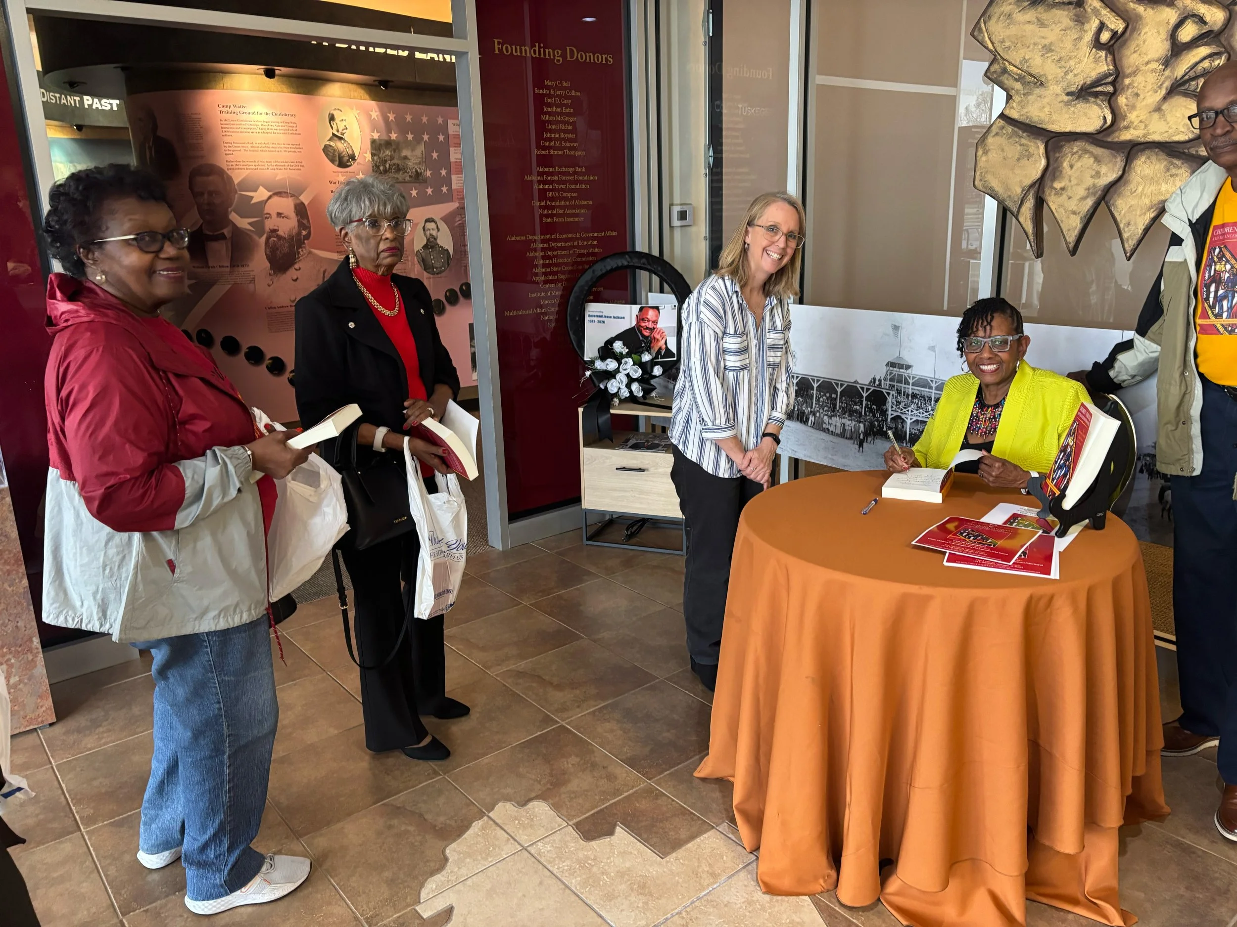 From Left to Right_Lillie Echols, Marilyn Pryce Hoyt, Unknown, Dr.jpg