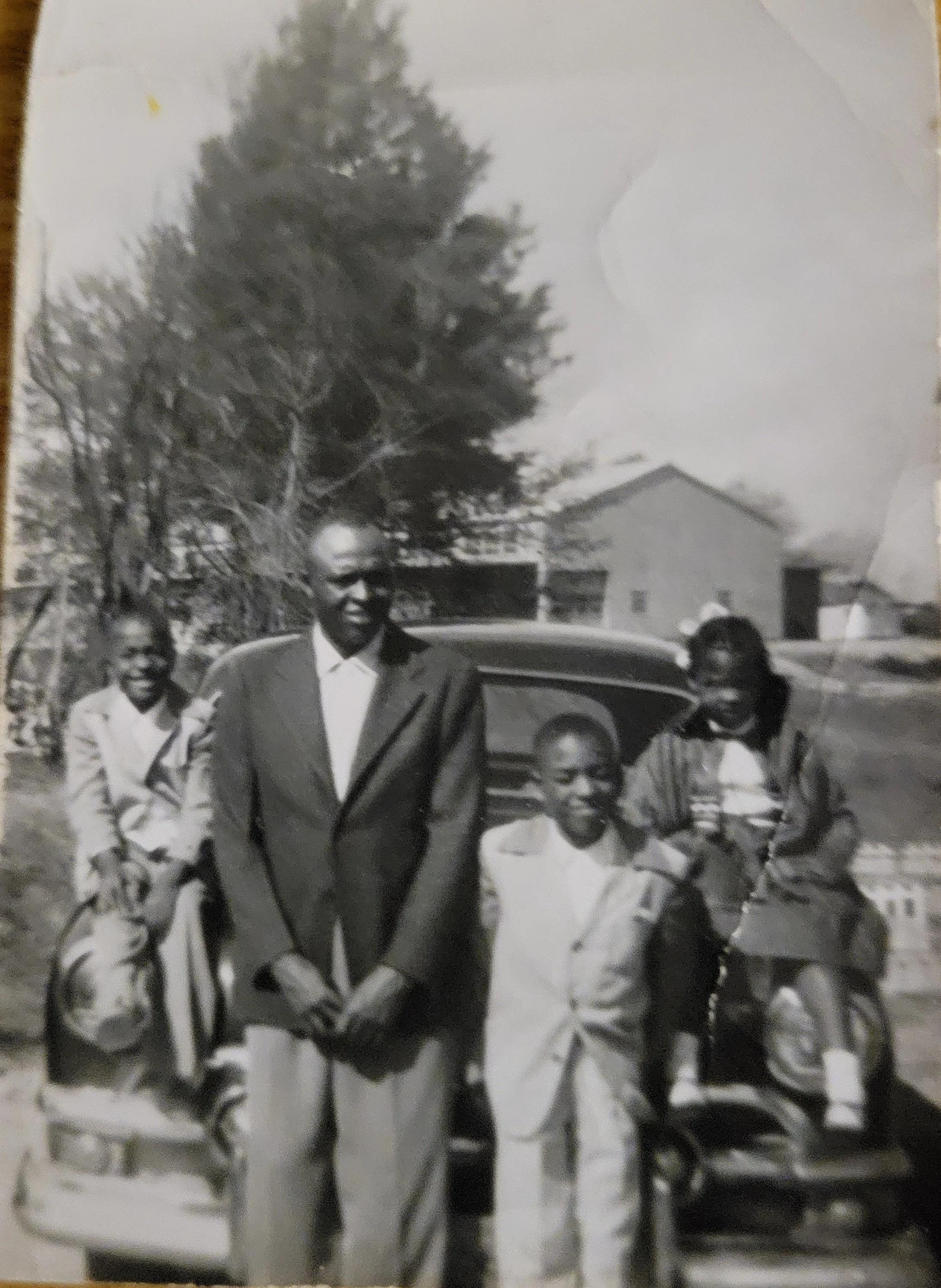 Palmer, His Dad and Siblings