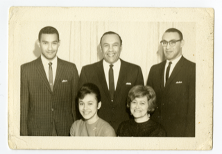 Gerald with Parents and Siblings in 1965