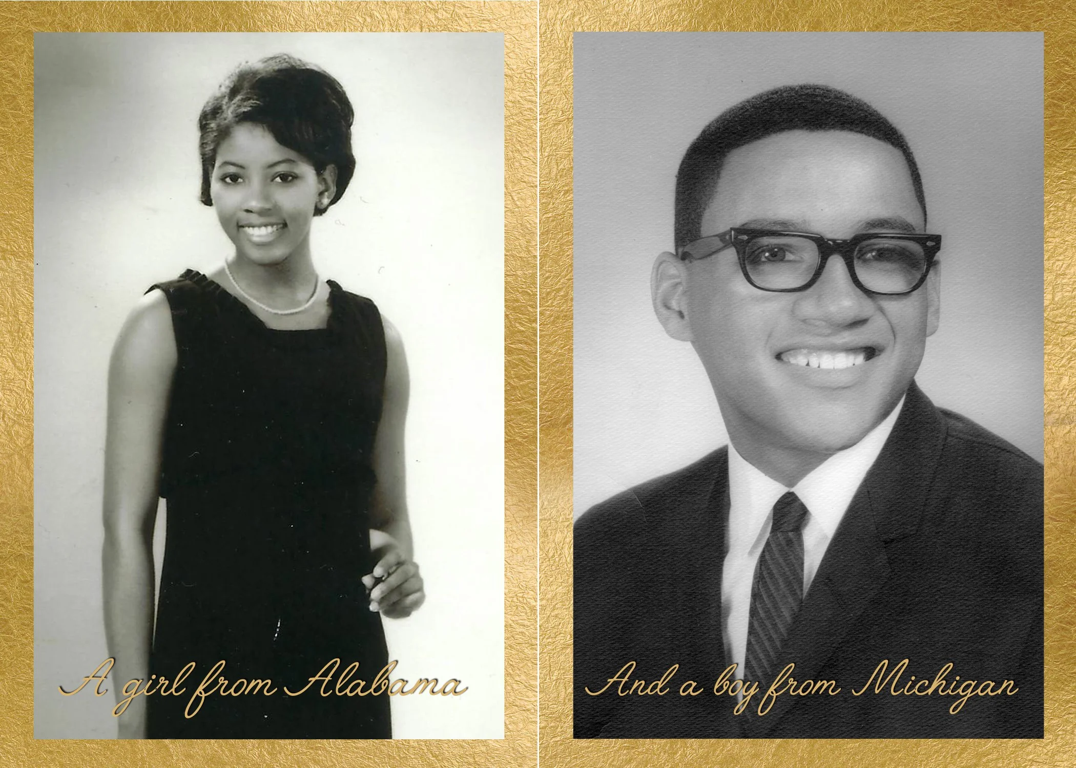Sonjia and Greg met at the University of Michigan on Dean Phillip's Exchange Program, 1965