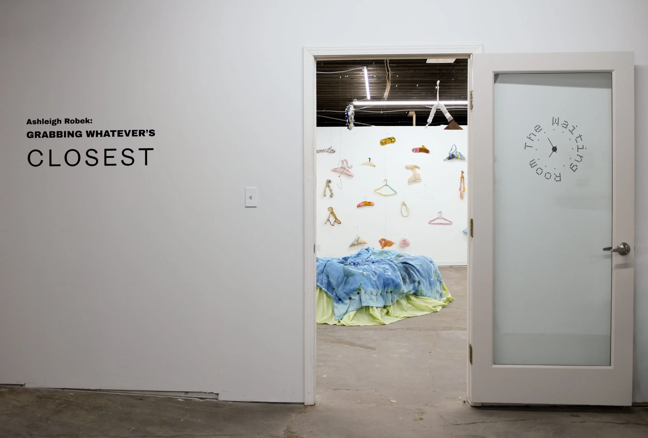 ashleigh robek: grabbing whatever's closest fiber art exhibition in kansas city at the waiting room