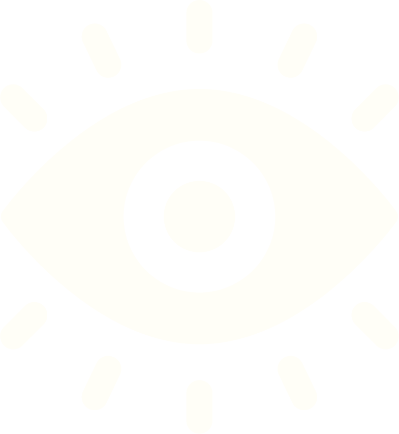 Eye icon representing vision, creative direction, and brand perspective.