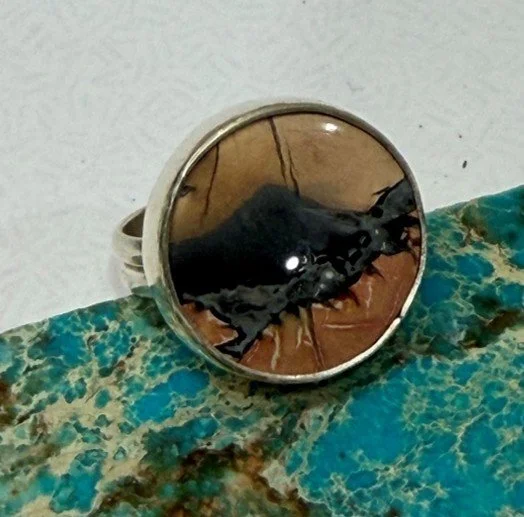 Maligano Jasper Statement Ring – Sterling Silver