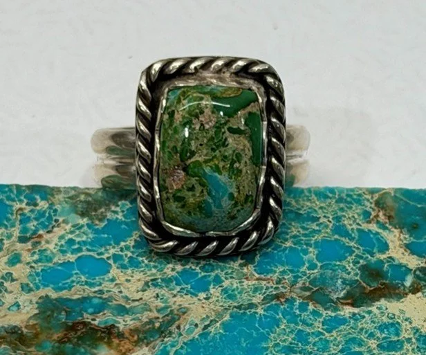 Royston Turquoise Ring – Sterling Silver