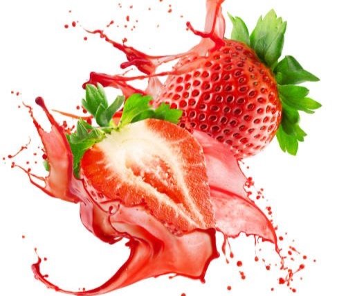 Sweet Strawberry Bliss: Fresh strawberries over golden shortcake and whipped cream.