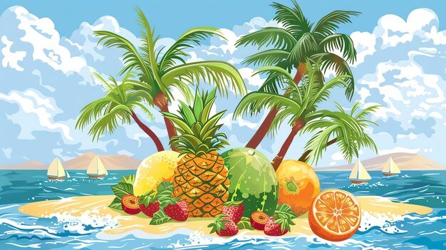 Citrus Island: Lemon, lime, orange, and sandalwood.